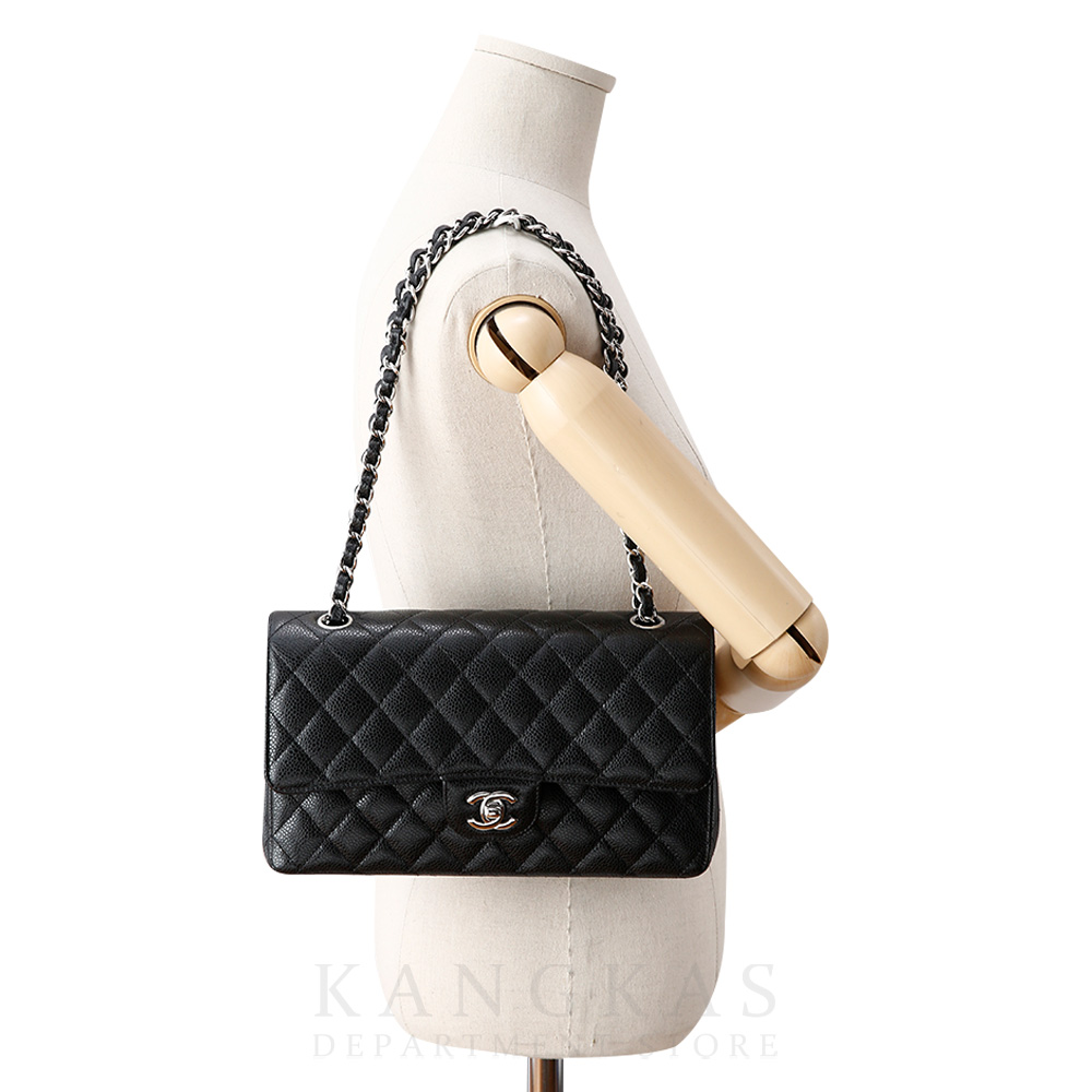 CHANEL(USED)샤넬 캐비어 클래식 미듐 플랩백