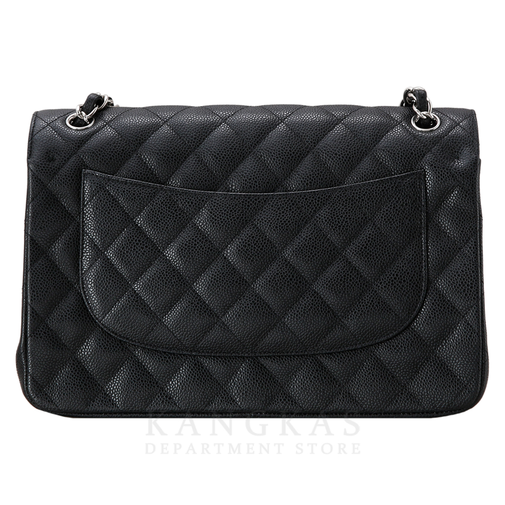 CHANEL(USED)샤넬 클래식 캐비어 점보 은장