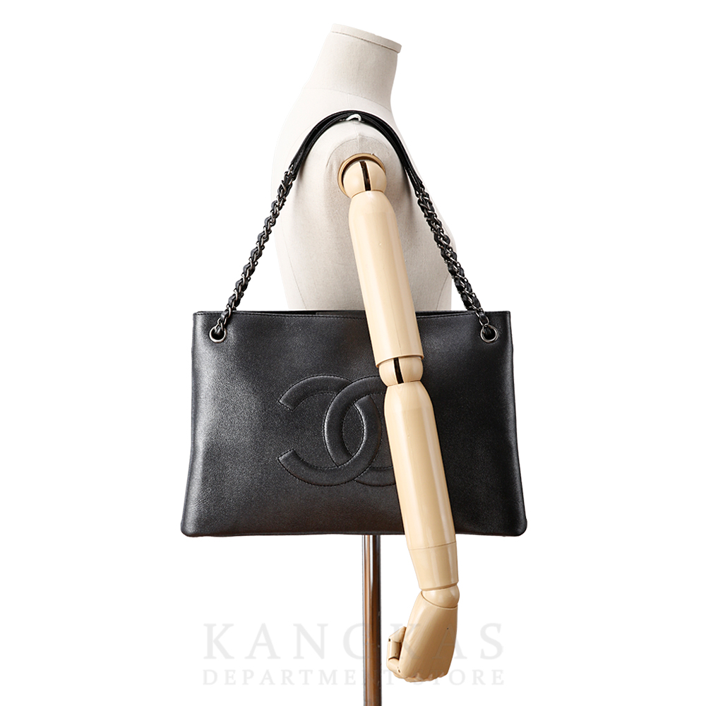 CHANEL(USED)샤넬 시즌  CC로고 체인 숄더백