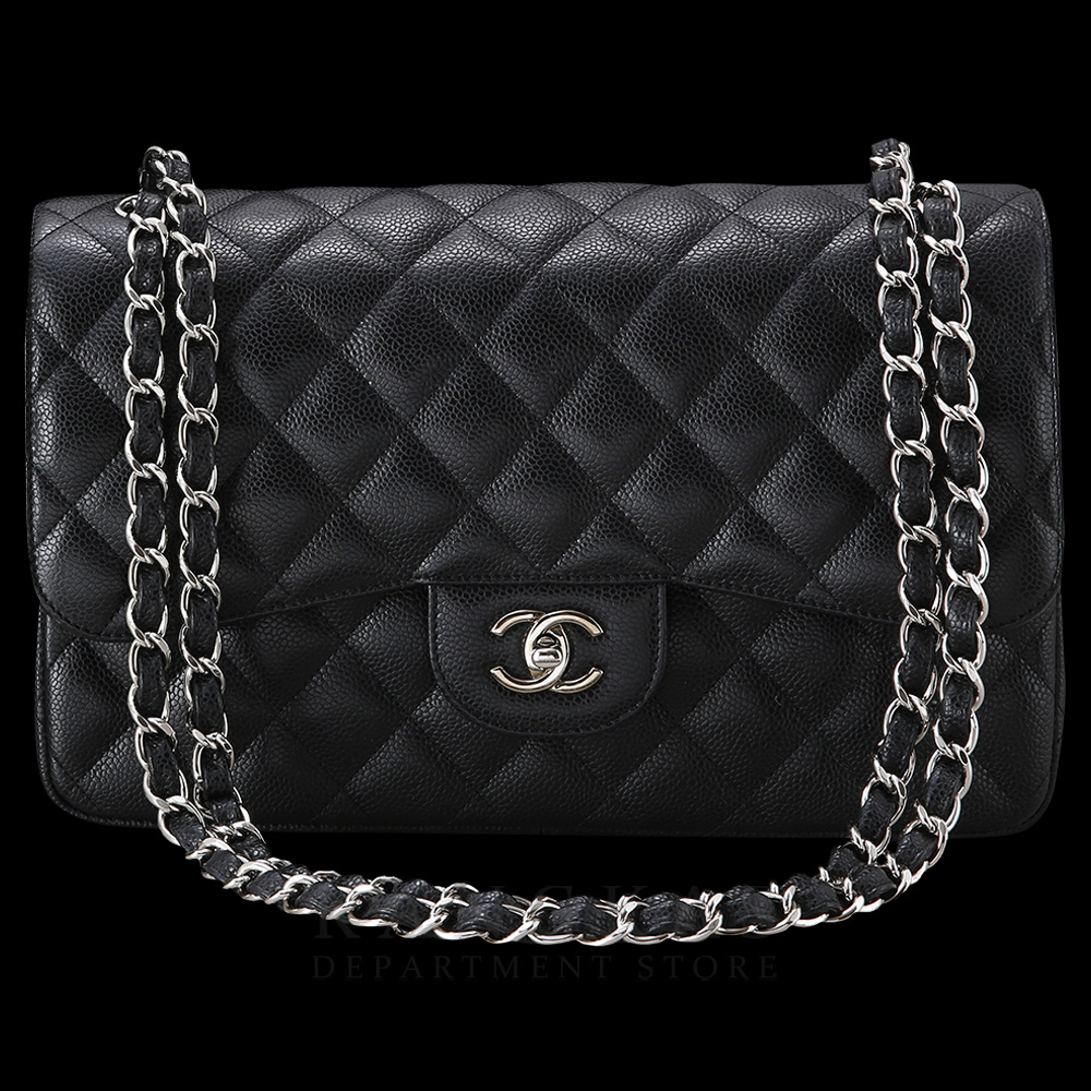 CHANEL(USED)샤넬 클래식 캐비어 라지 플랩백