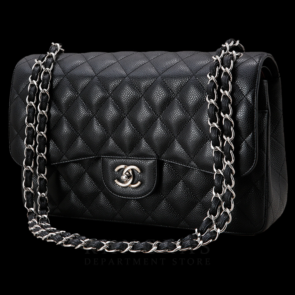 CHANEL(USED)샤넬 클래식 캐비어 라지 플랩백