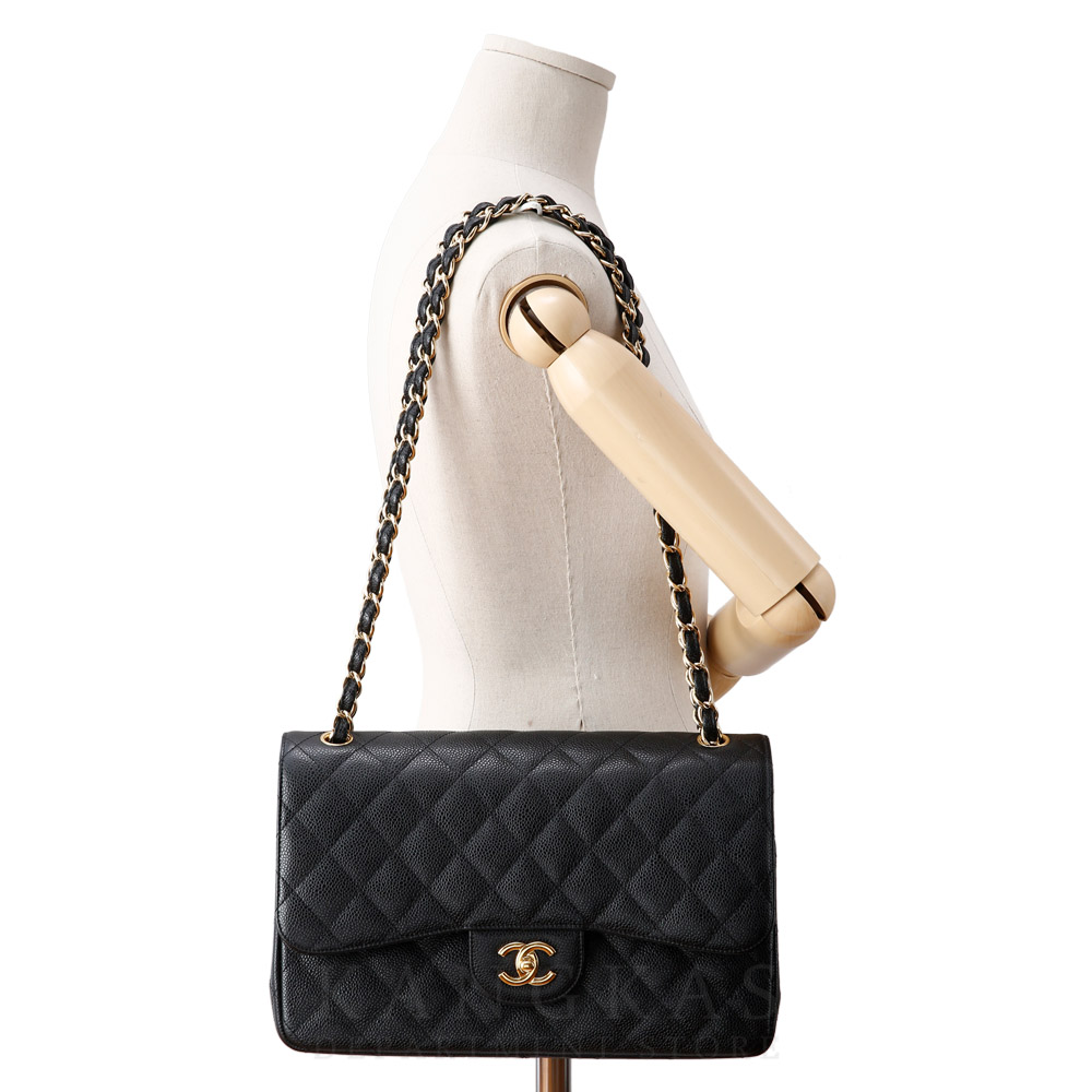 CHANEL(USED)샤넬 캐비어 클래식 라지 플랩백