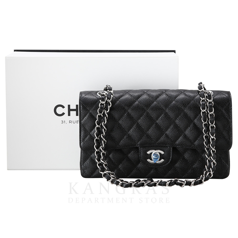 CHANEL(USED)샤넬 캐비어 클래식 미듐 플랩백
