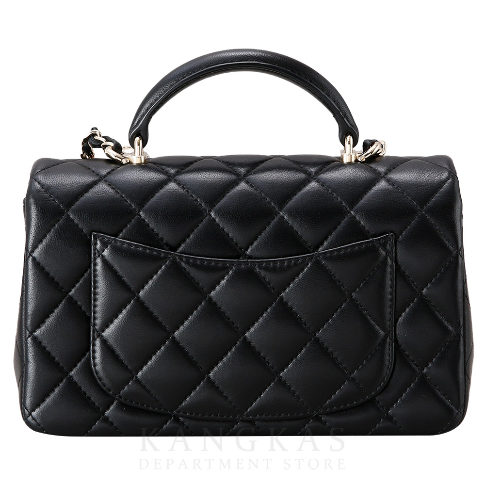 CHANEL(USED)샤넬 AS2431 참 장식 뉴미니 탑핸들