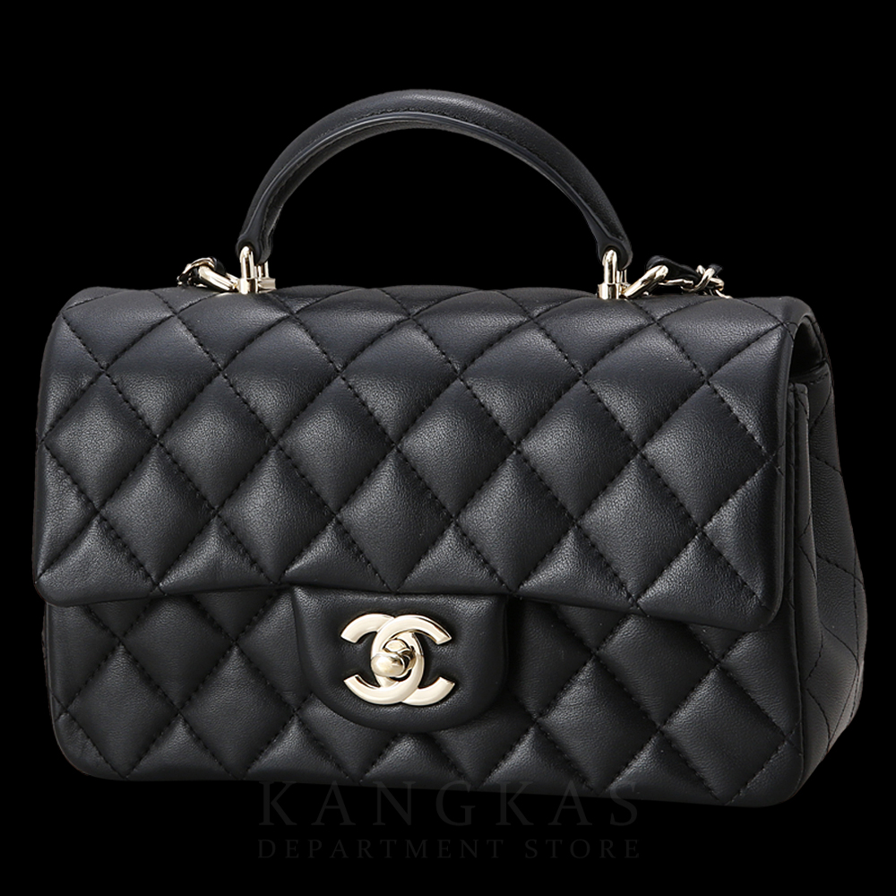 CHANEL(USED)샤넬 AS2431 뉴미니 탑핸들백