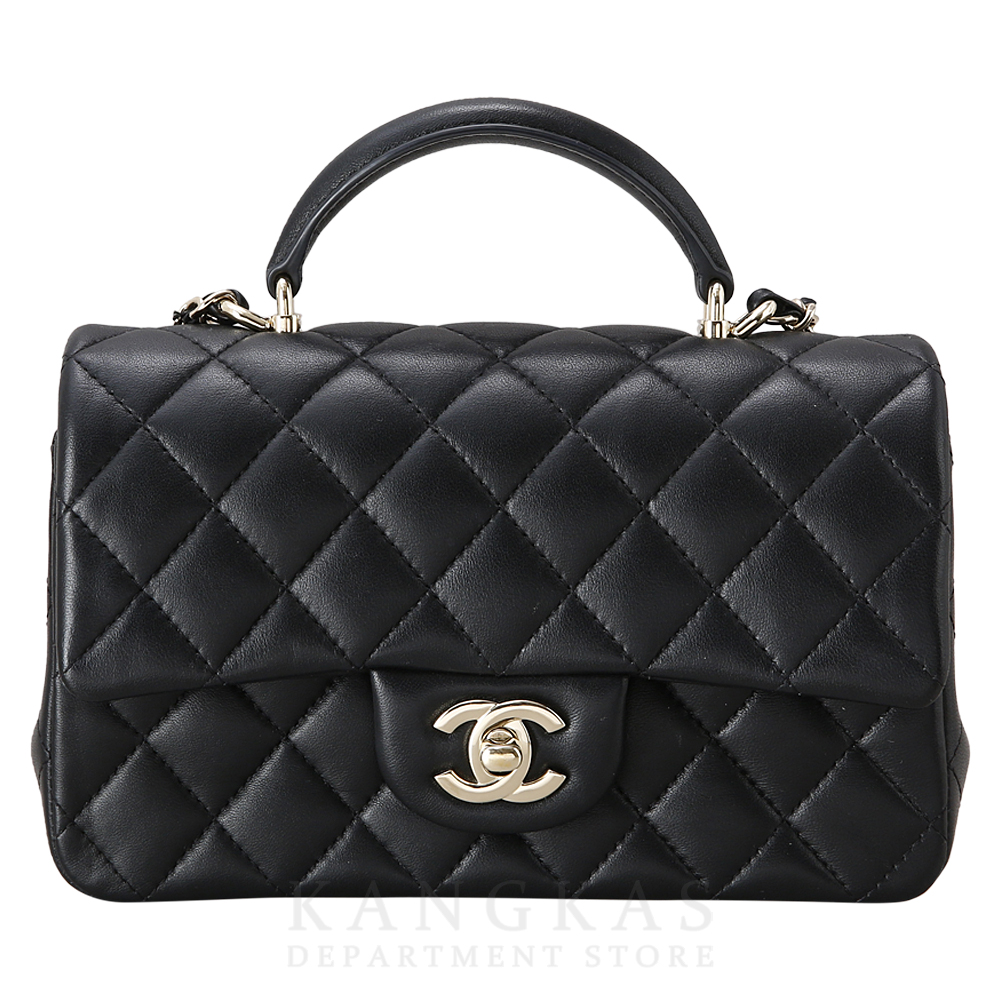 CHANEL(USED)샤넬 AS2431 뉴미니 탑핸들백