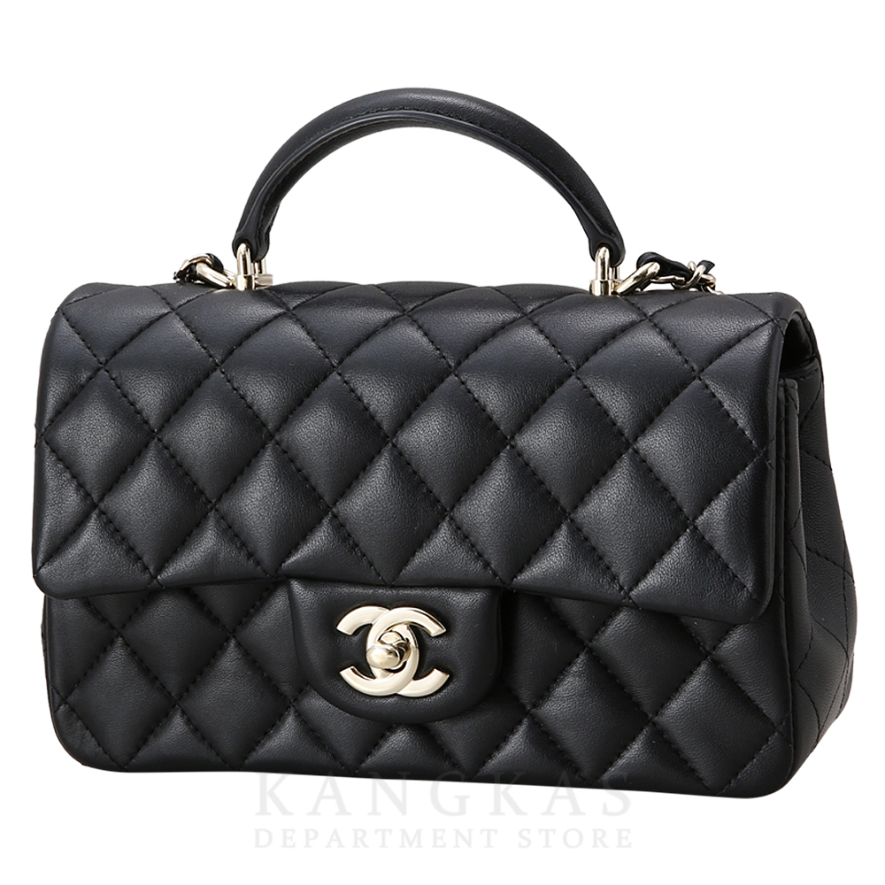 CHANEL(USED)샤넬 AS2431 뉴미니 탑핸들백