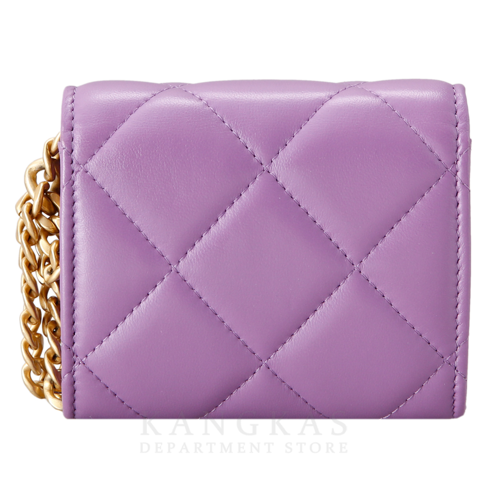 CHANEL(USED)샤넬 AP2638 CC로고 카드 체인 월릿백 퍼플