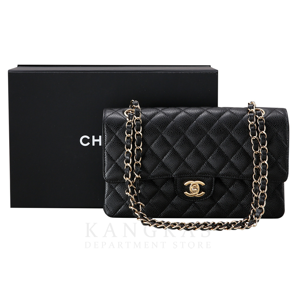 CHANEL(USED)샤넬 클래식 캐비어 미듐