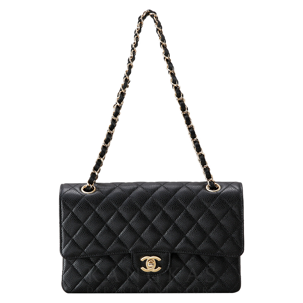 CHANEL(USED)샤넬 클래식 캐비어 미듐