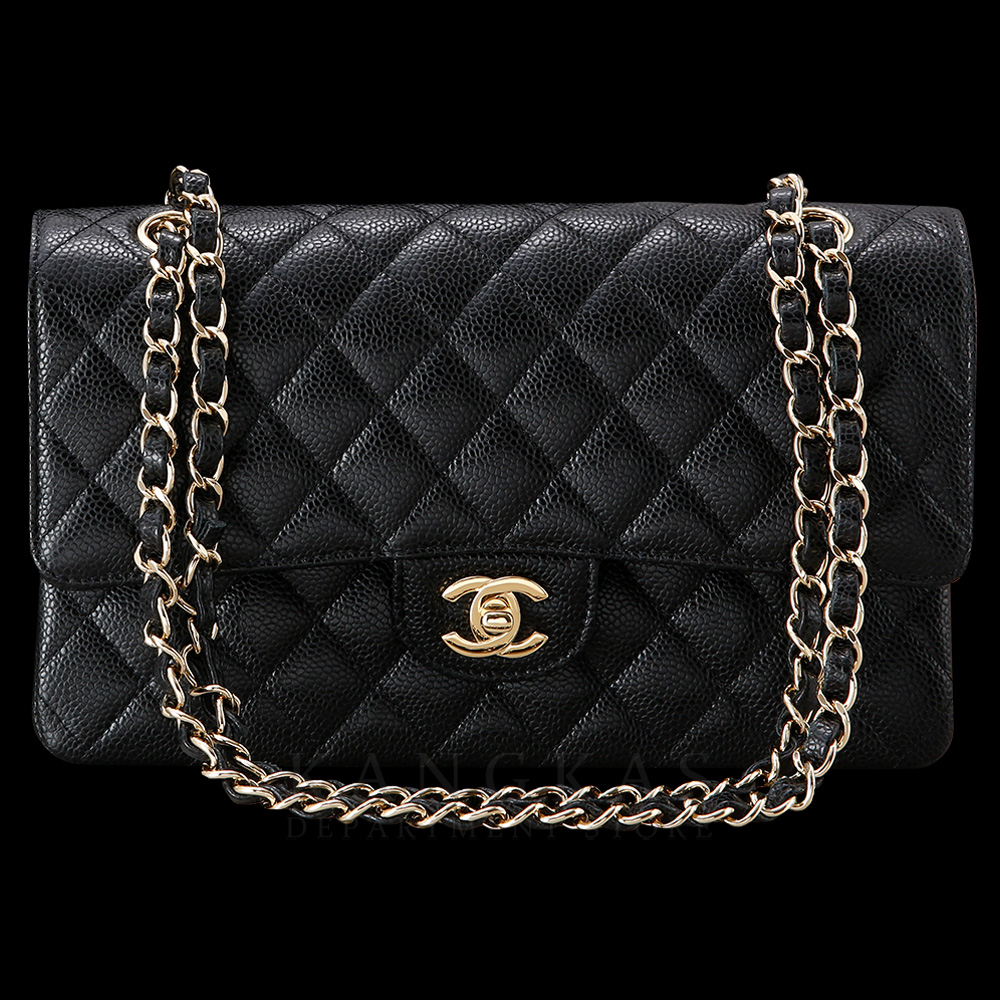 CHANEL(USED)샤넬 클래식 캐비어 미듐