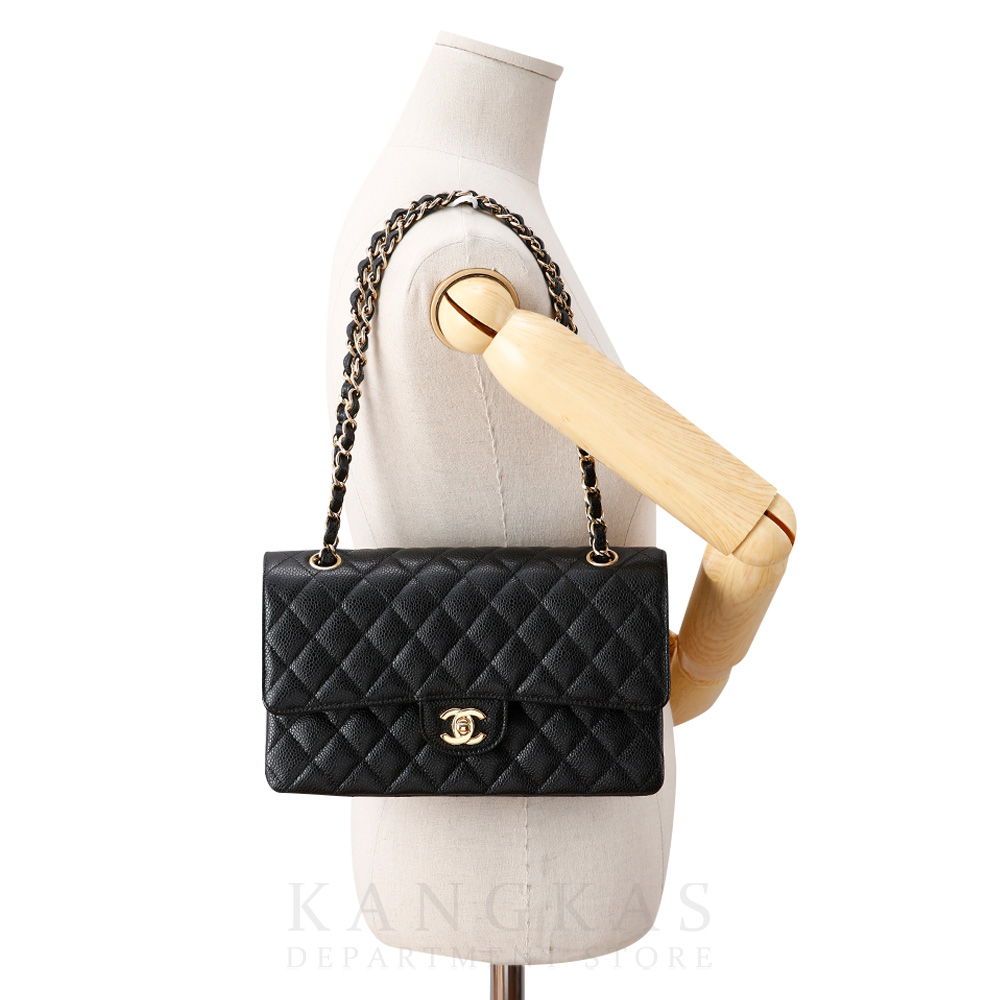 CHANEL(USED)샤넬 클래식 캐비어 미듐