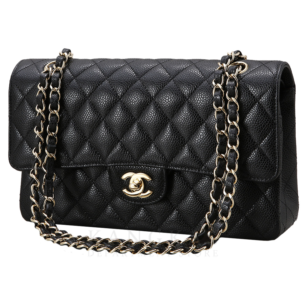CHANEL(USED)샤넬 클래식 캐비어 미듐