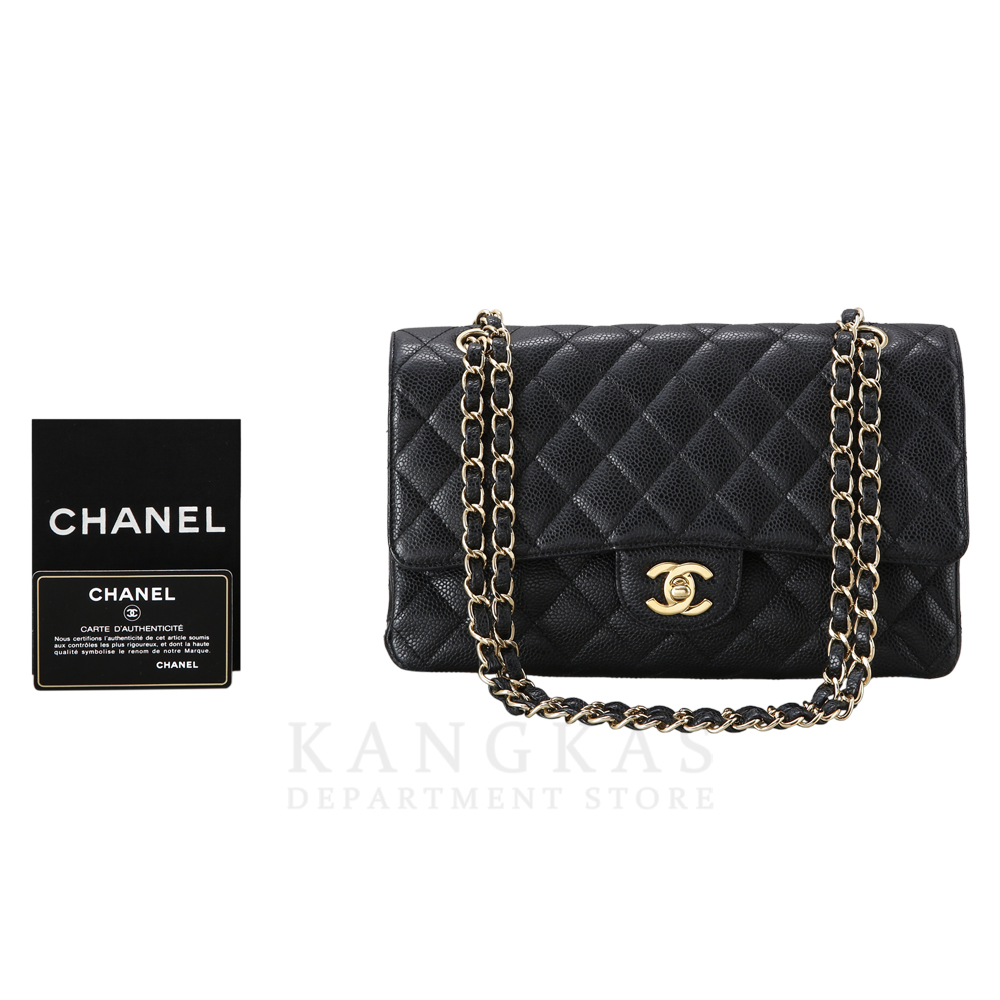 CHANEL(USED)샤넬 캐비어 클래식 미듐 플랩백