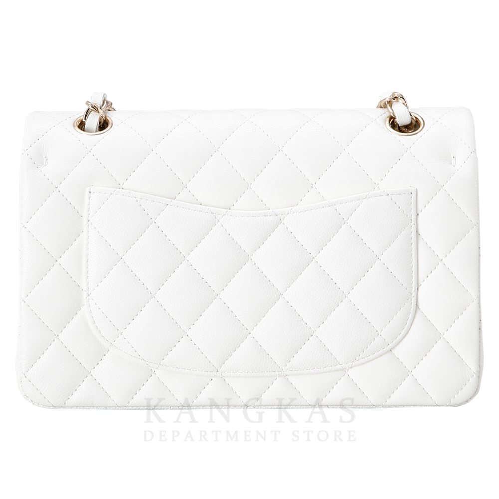 CHANEL(USED)샤넬 캐비어 클래식 스몰 플랩백 화이트
