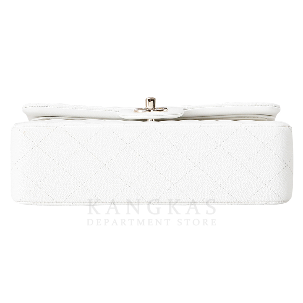 CHANEL(USED)샤넬 캐비어 클래식 스몰 플랩백 화이트