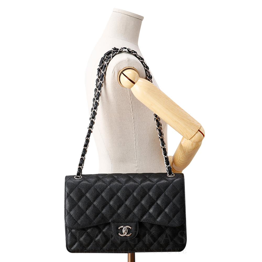 CHANEL(USED)샤넬 캐비어 클래식 라지 플랩백
