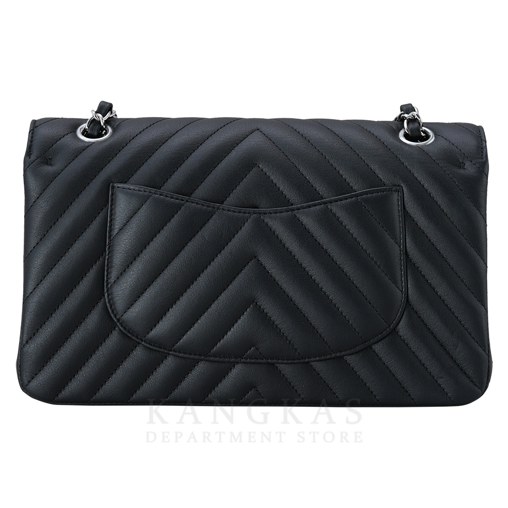 CHANEL(USED)샤넬 A01112 카프스킨 쉐브론 미듐 플랩백