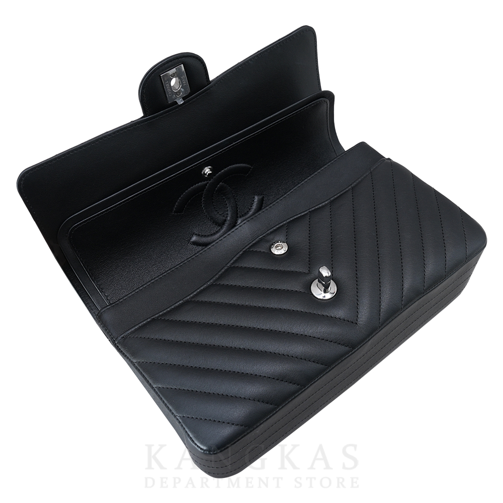 CHANEL(USED)샤넬 A01112 카프스킨 쉐브론 미듐 플랩백