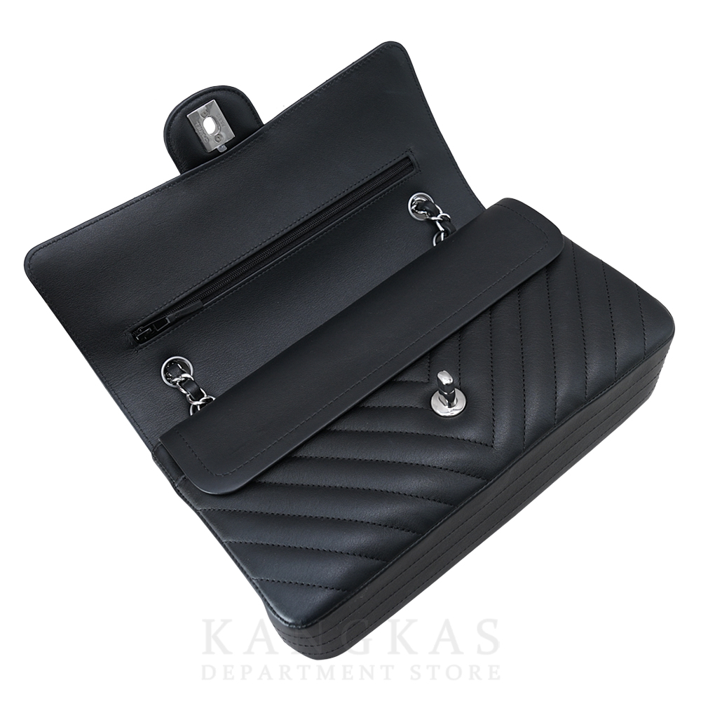 CHANEL(USED)샤넬 A01112 카프스킨 쉐브론 미듐 플랩백