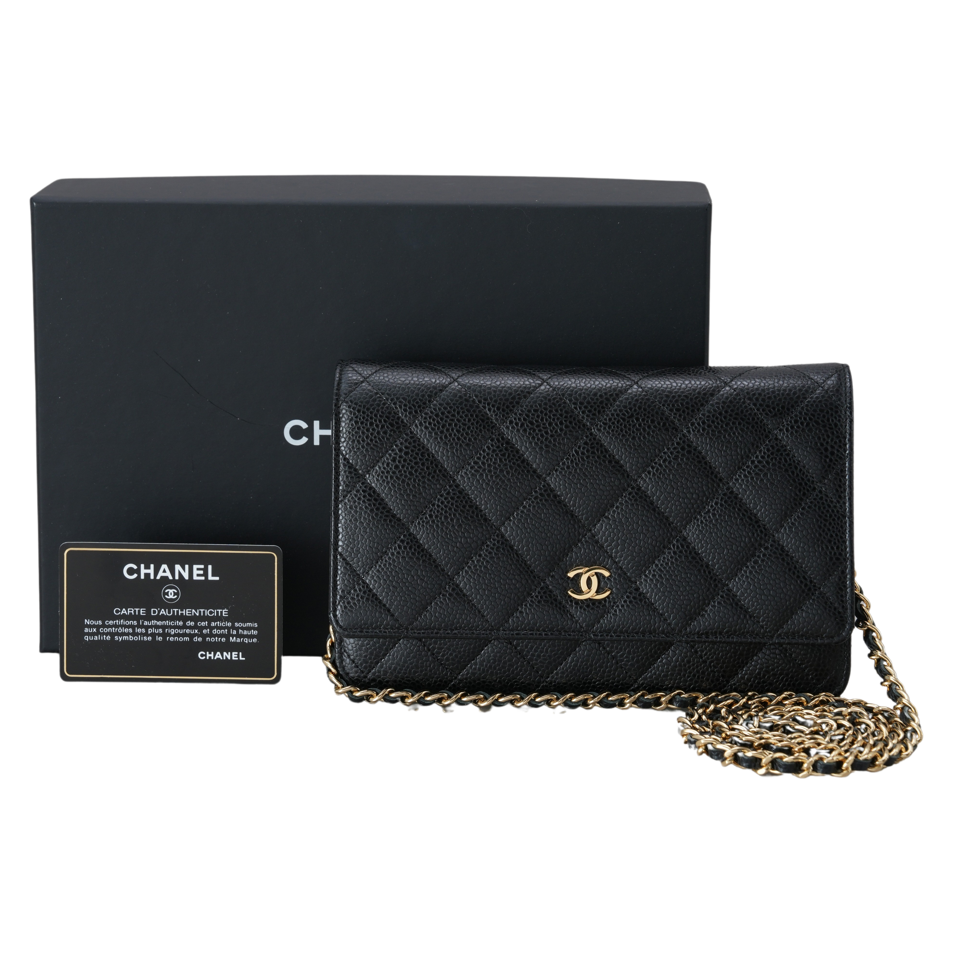 CHANEL(USED)샤넬 A33814 캐비어 클래식 WOC
