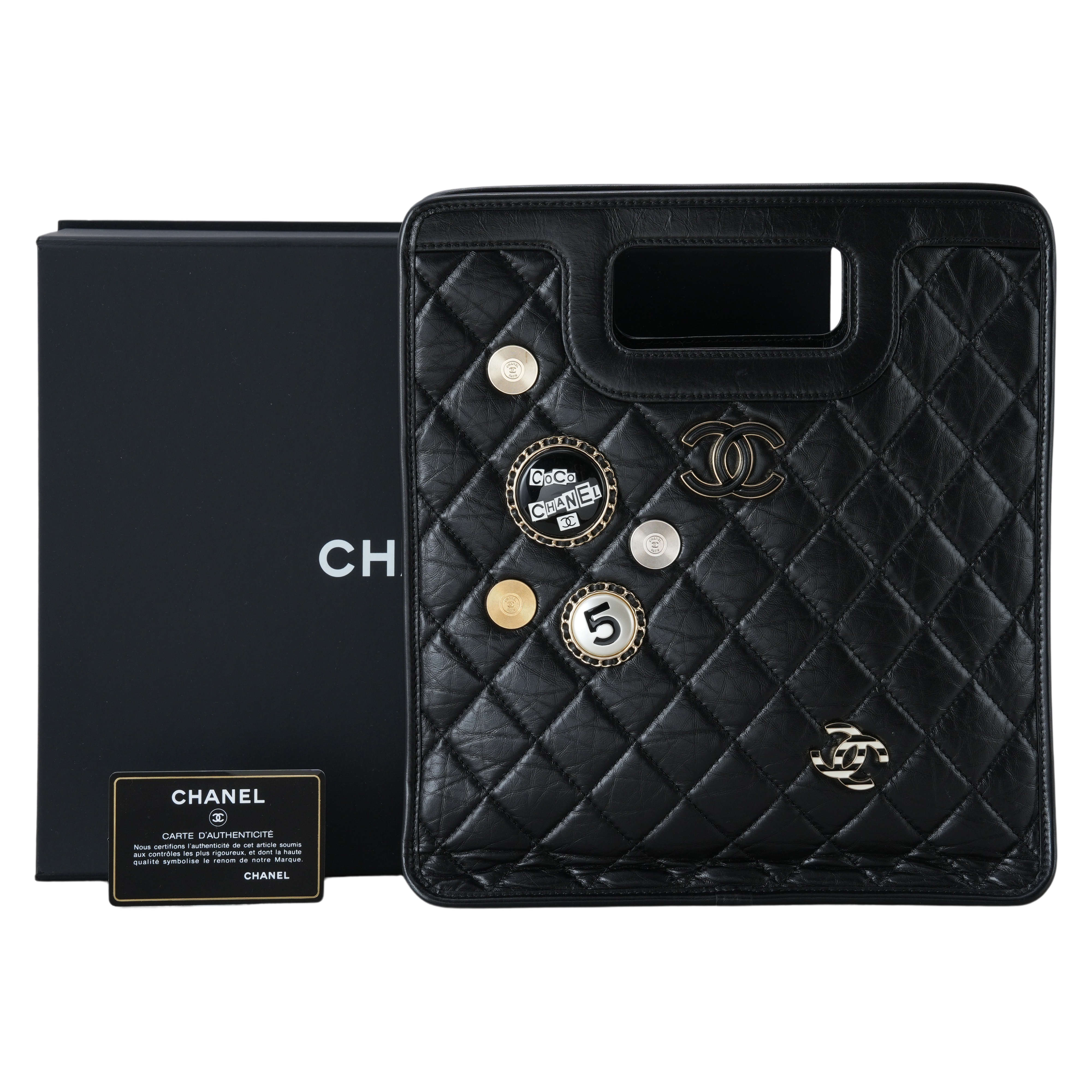 CHANEL(USED)샤넬 시즌 참장식 쇼퍼백