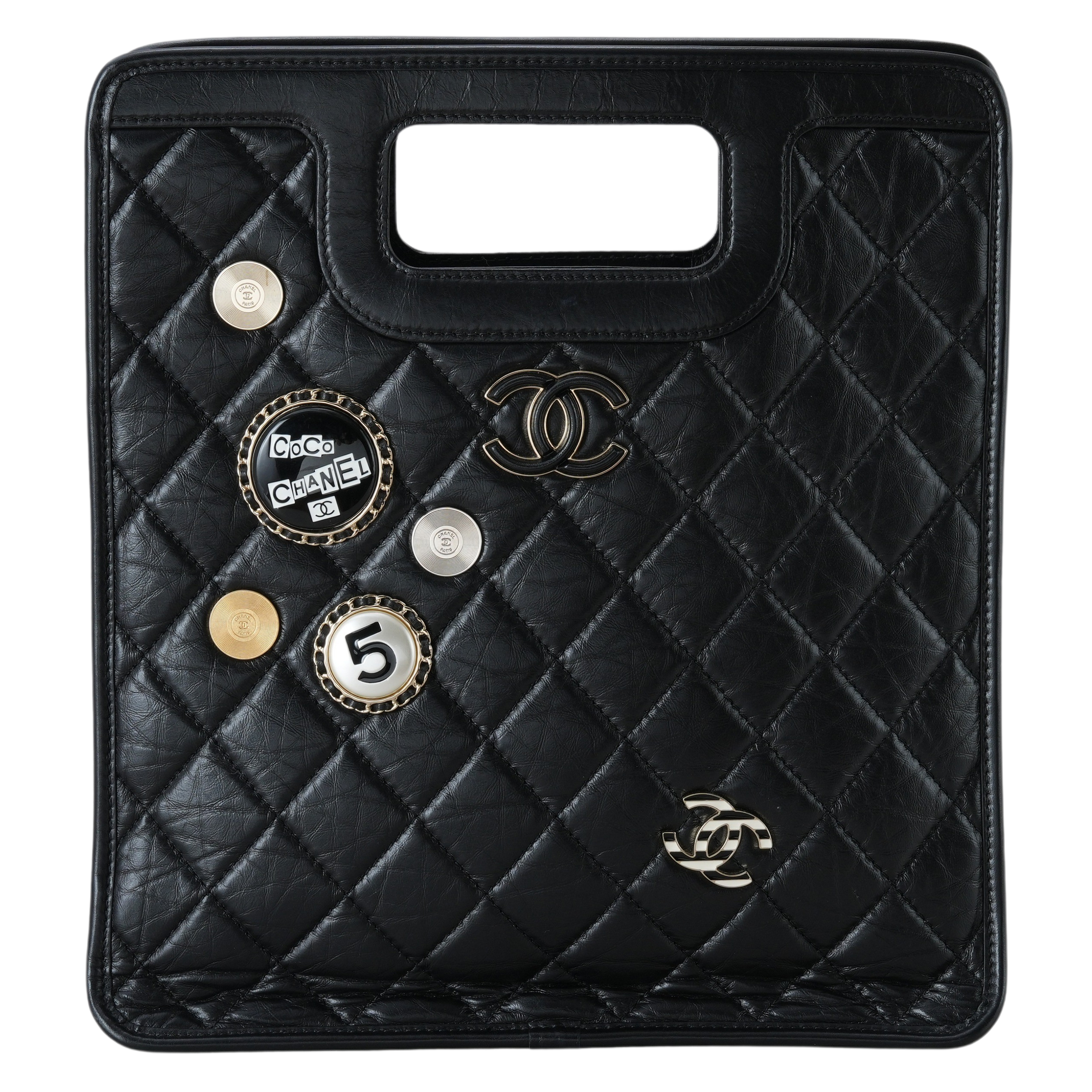 CHANEL(USED)샤넬 시즌 참장식 쇼퍼백