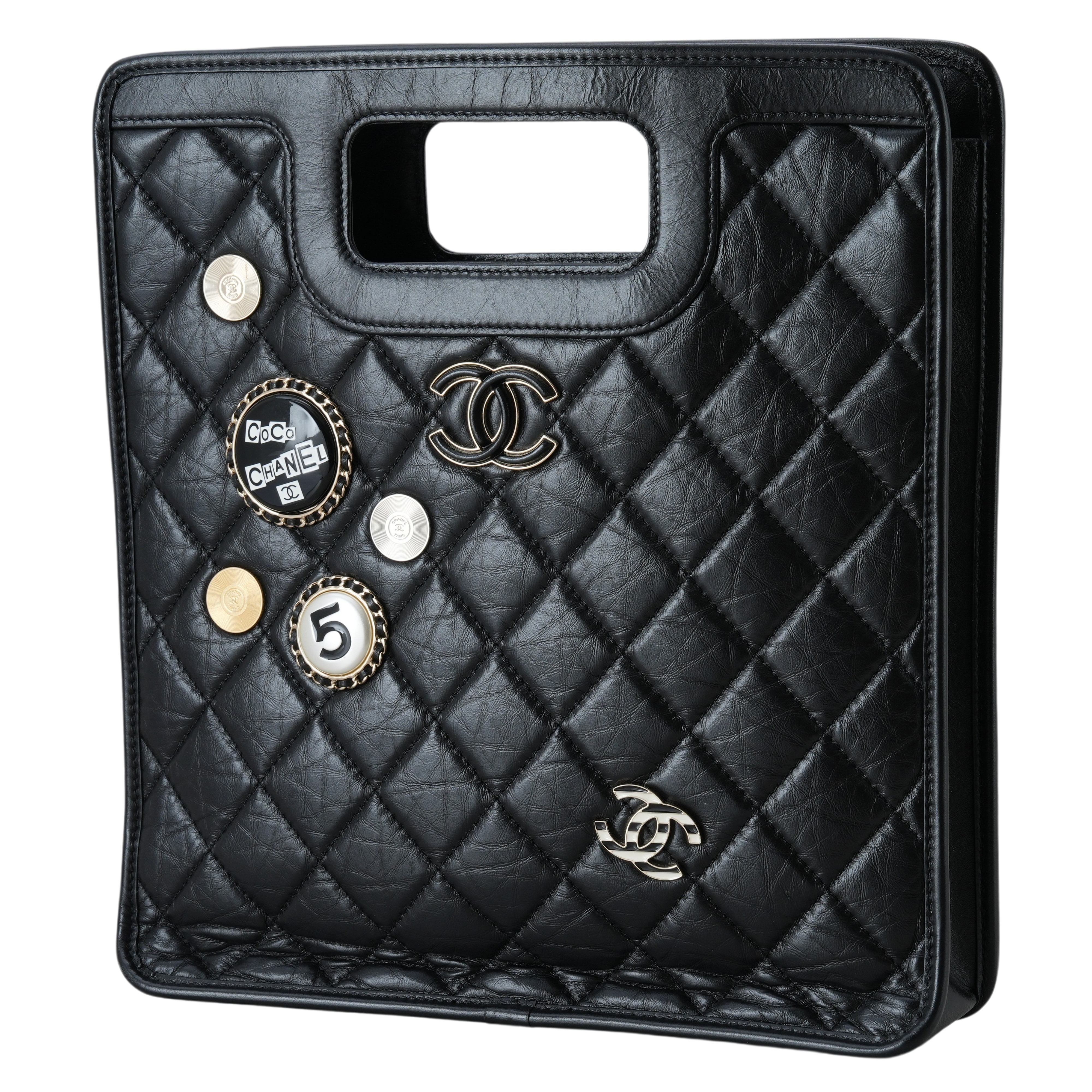 CHANEL(USED)샤넬 시즌 참장식 쇼퍼백