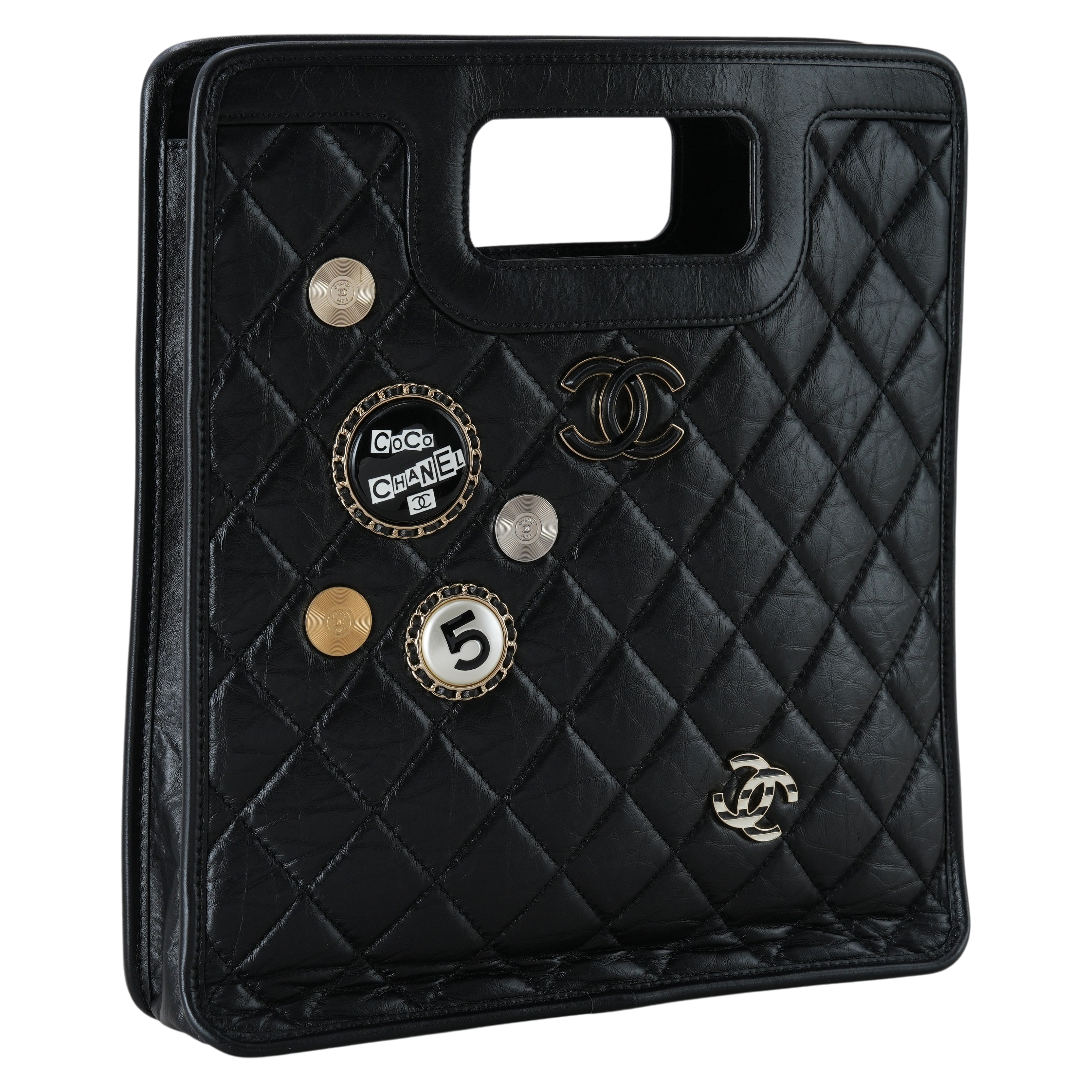 CHANEL(USED)샤넬 시즌 참장식 쇼퍼백