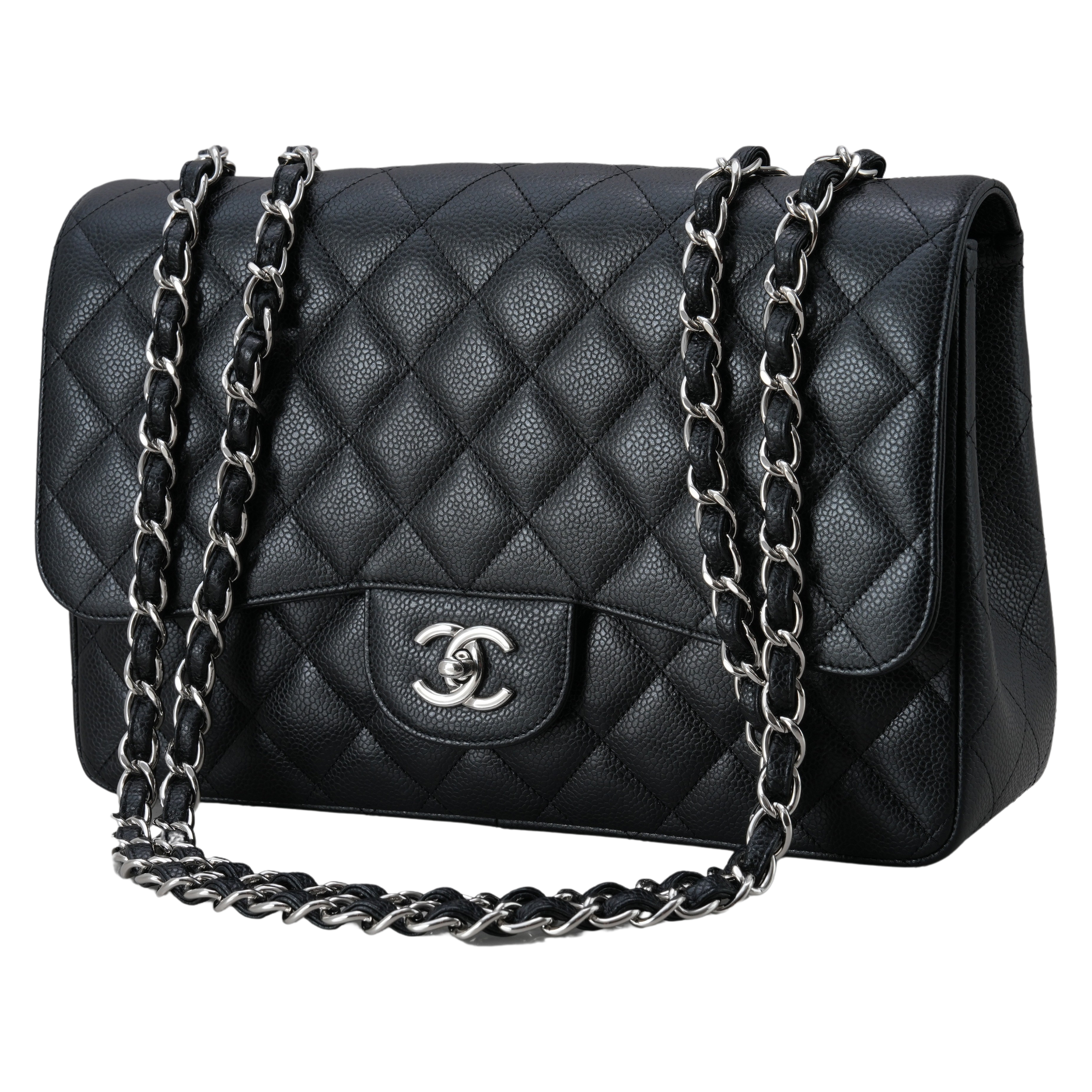 CHANEL(USED)샤넬 캐비어 클래식 라지 원플랩백