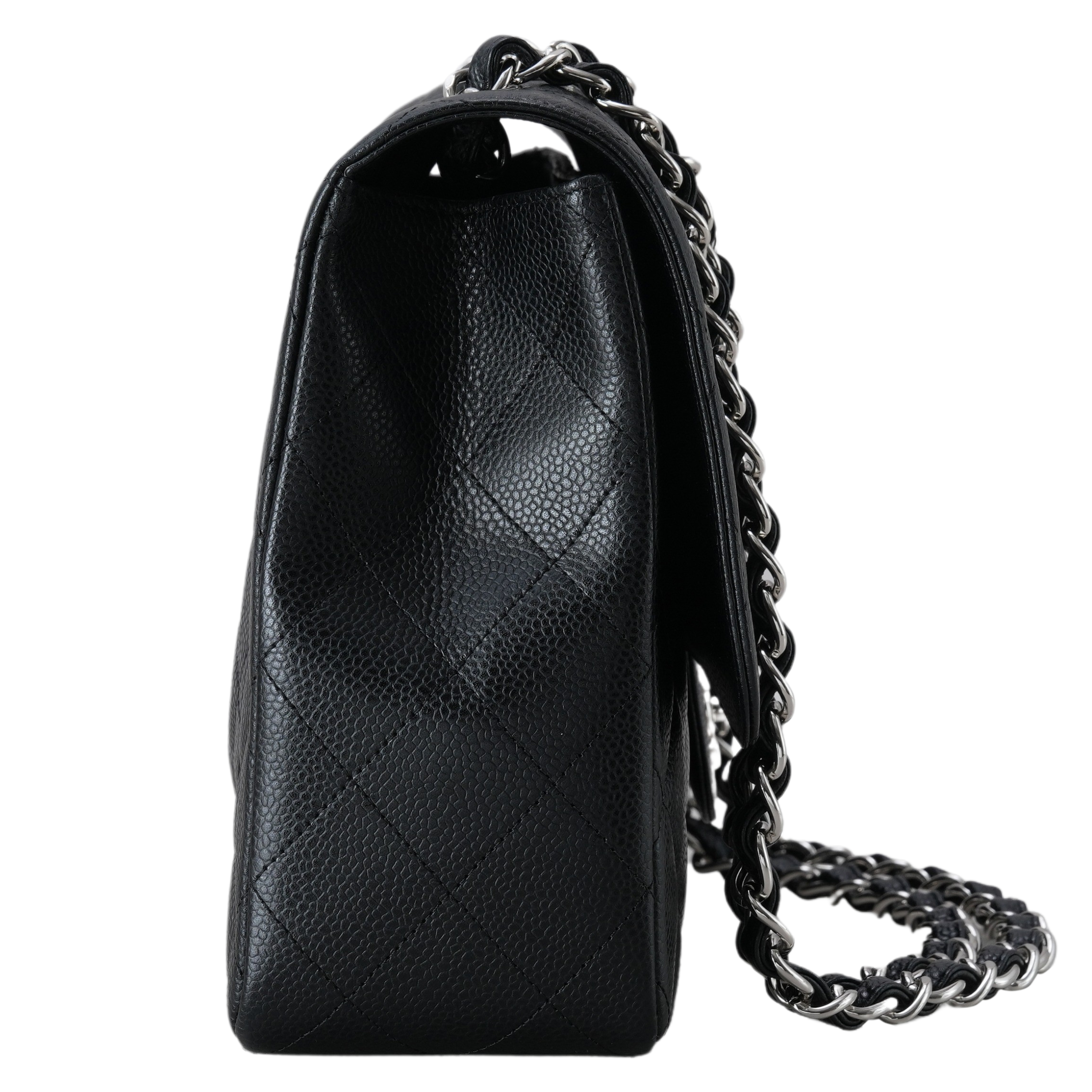 CHANEL(USED)샤넬 캐비어 클래식 라지 원플랩백