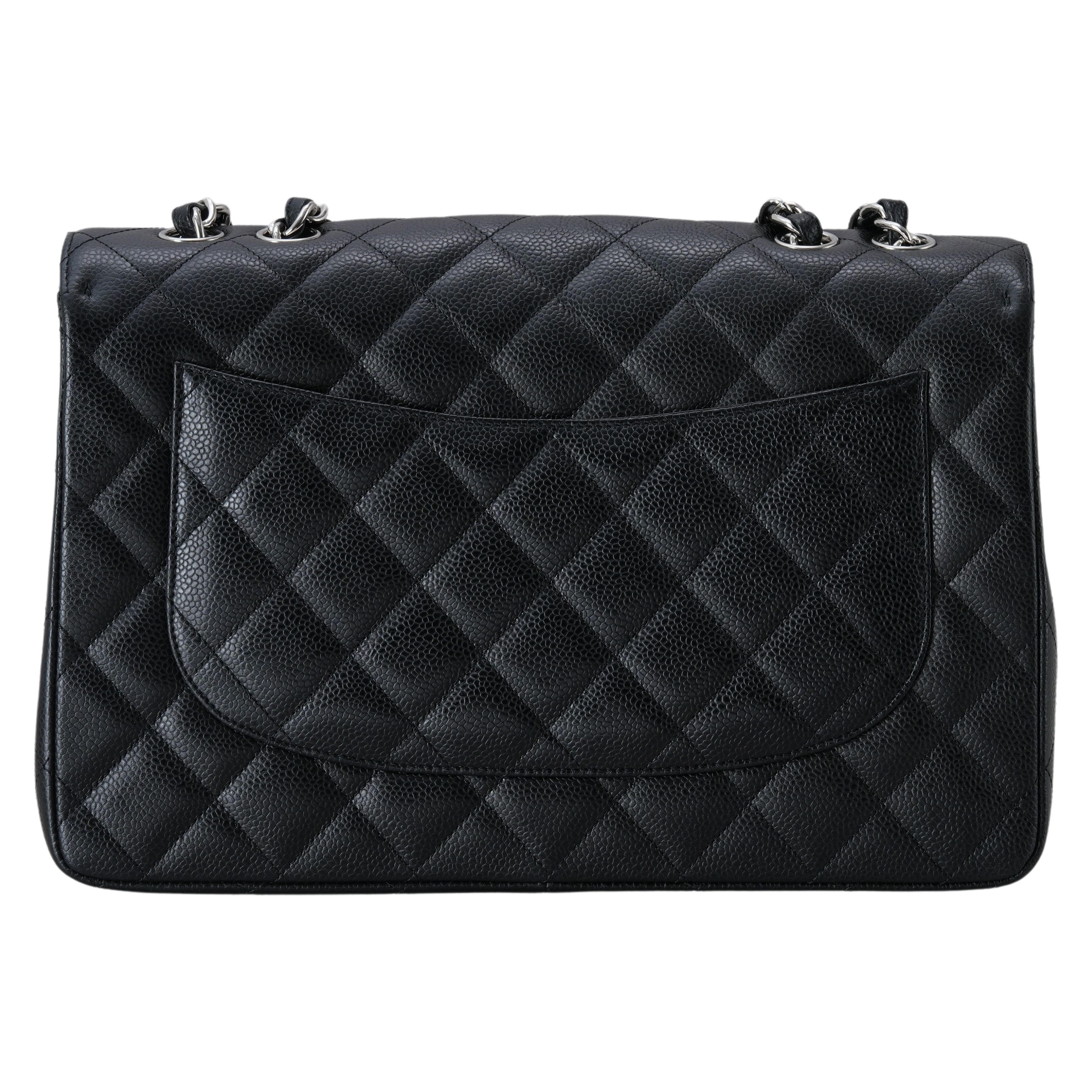 CHANEL(USED)샤넬 캐비어 클래식 라지 원플랩백