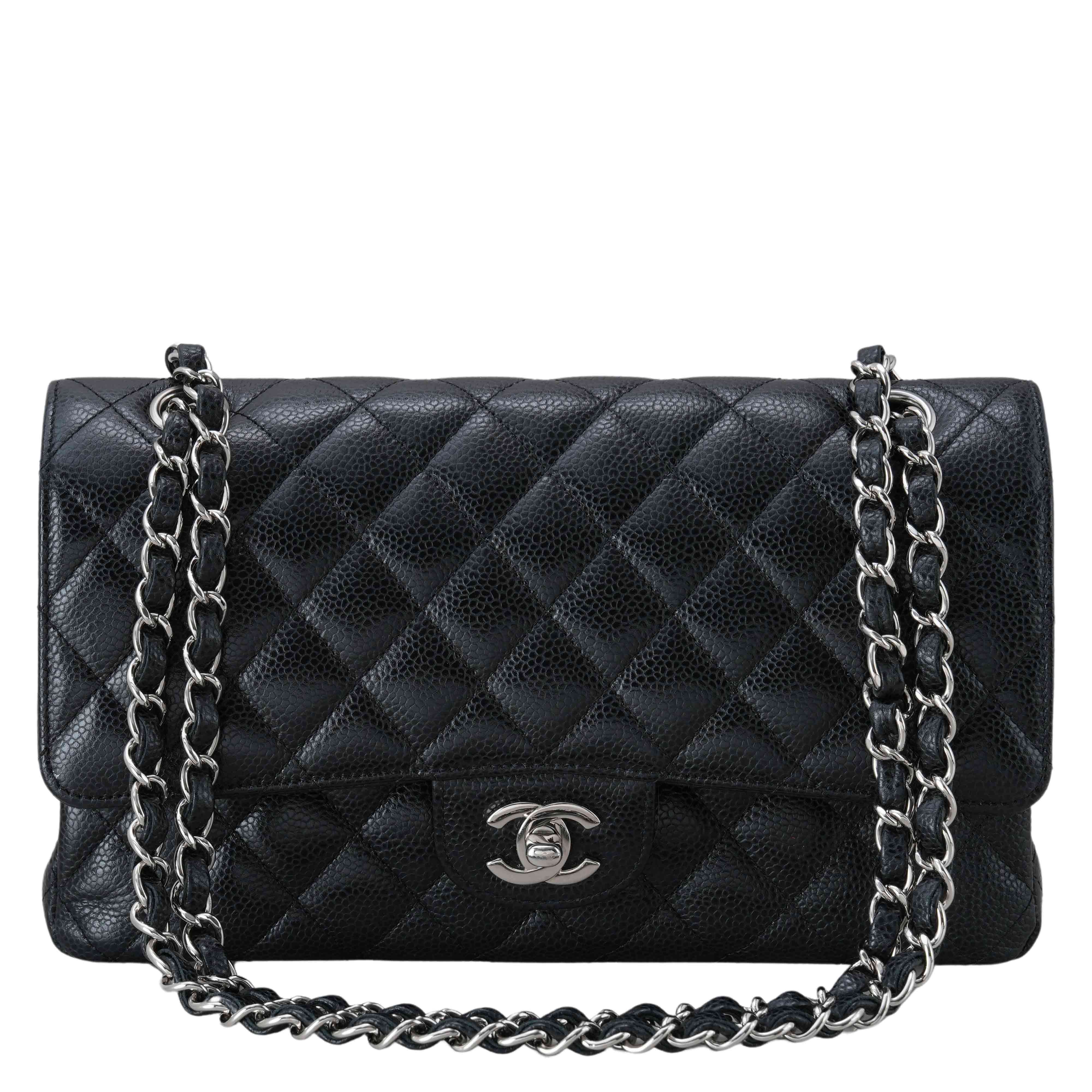 CHANEL(USED)샤넬 캐비어 클래식 미듐 플랩백