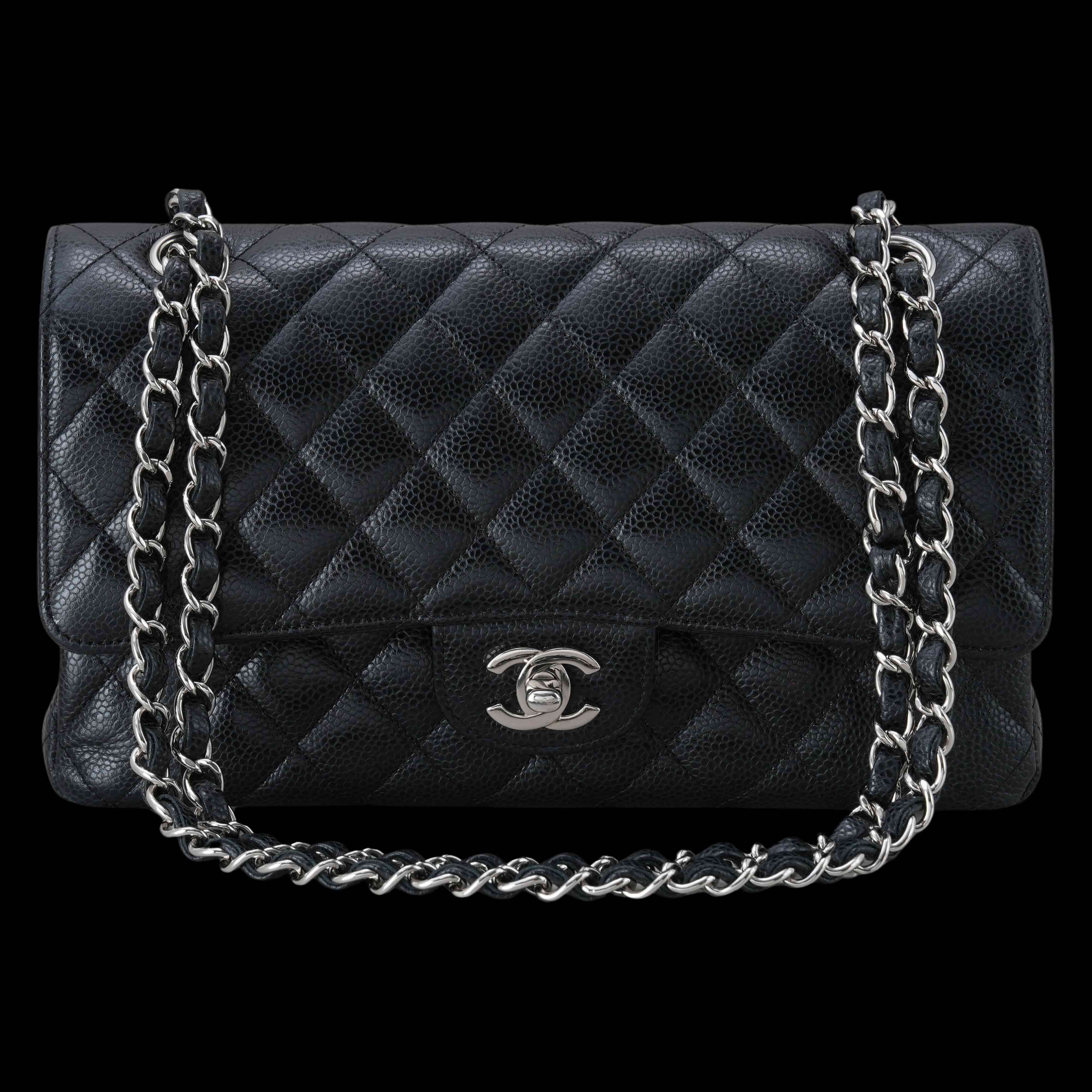 CHANEL(USED)샤넬 캐비어 클래식 미듐 플랩백