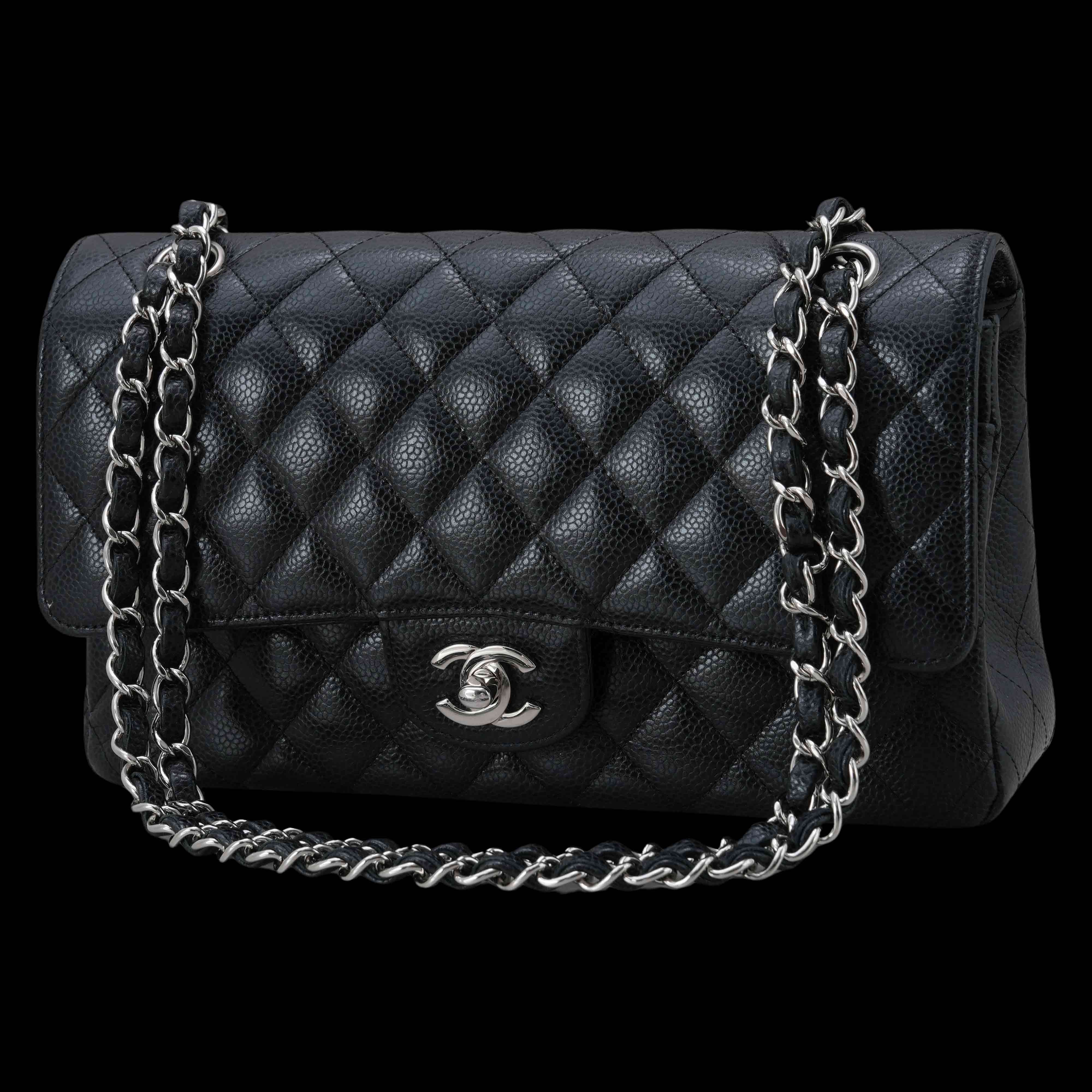 CHANEL(USED)샤넬 캐비어 클래식 미듐 플랩백