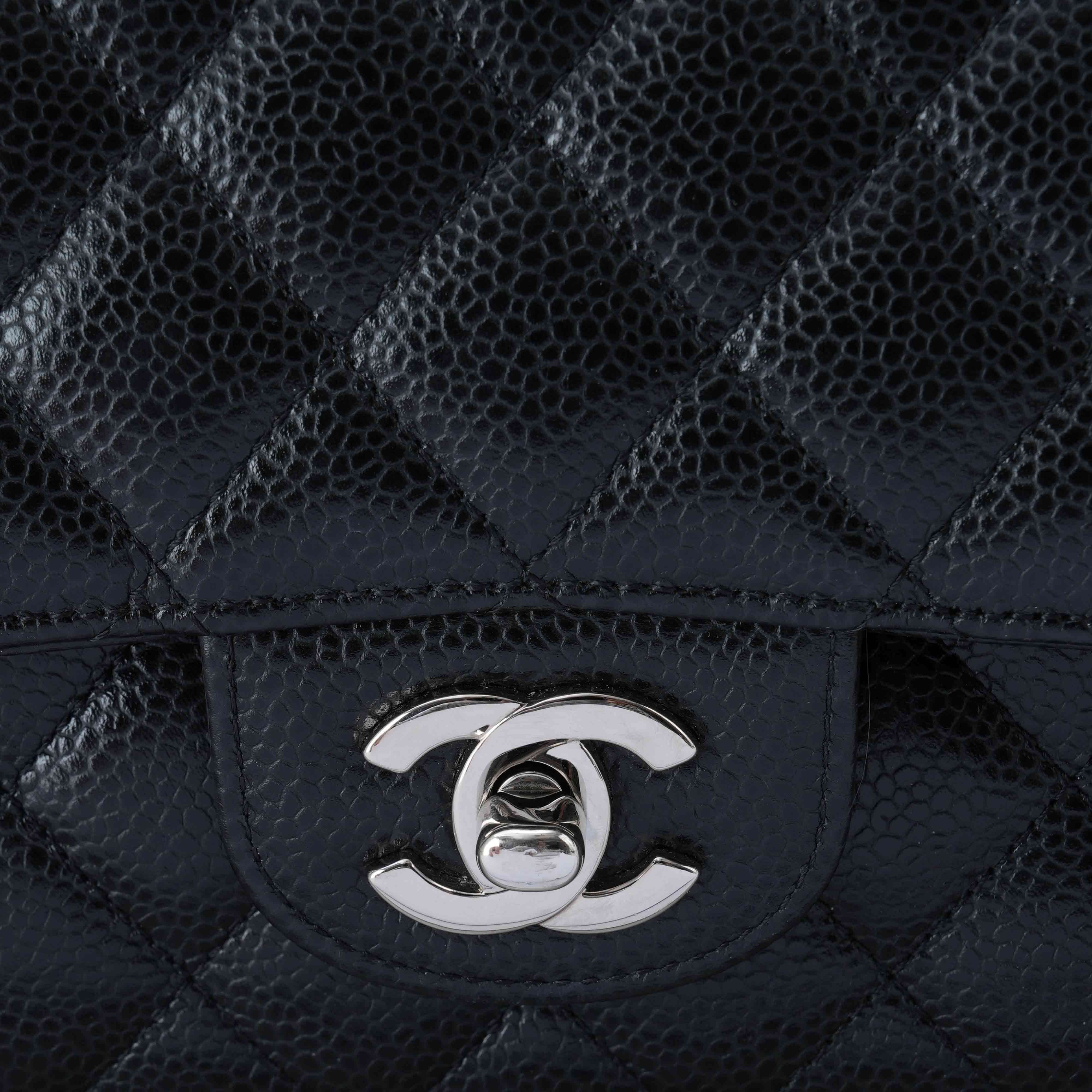 CHANEL(USED)샤넬 캐비어 클래식 미듐 플랩백