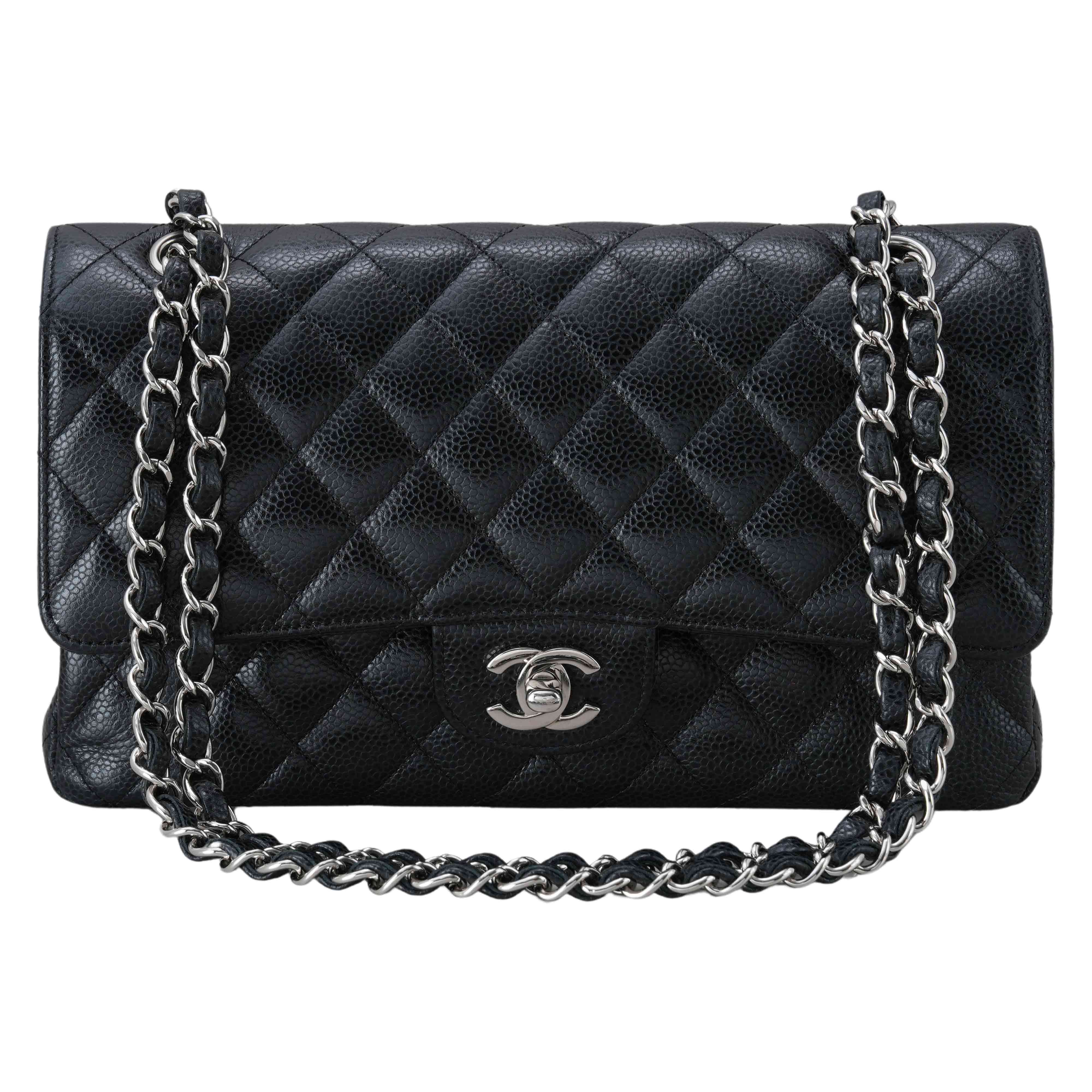 CHANEL(USED)샤넬 캐비어 클래식 미듐 플랩백