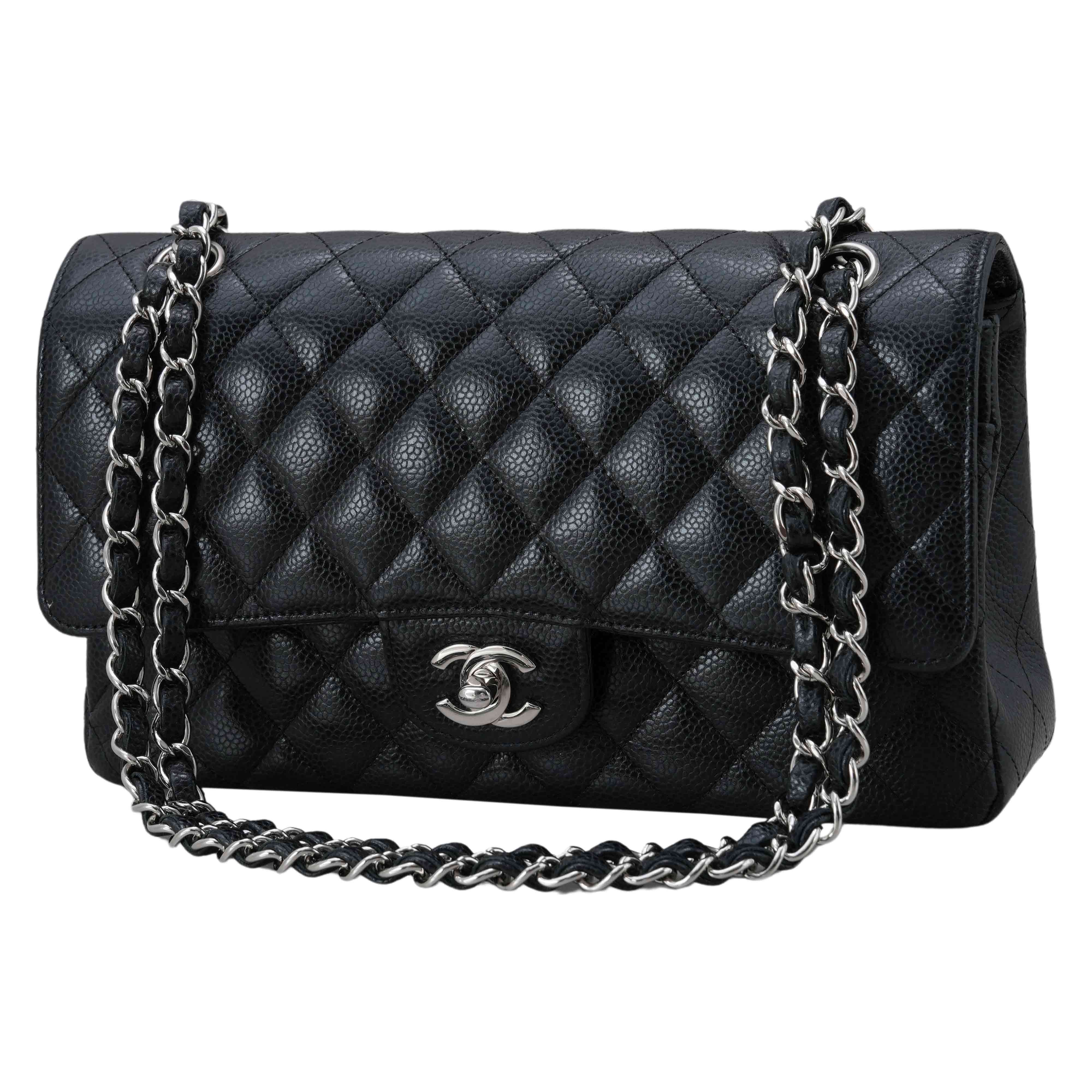 CHANEL(USED)샤넬 캐비어 클래식 미듐 플랩백
