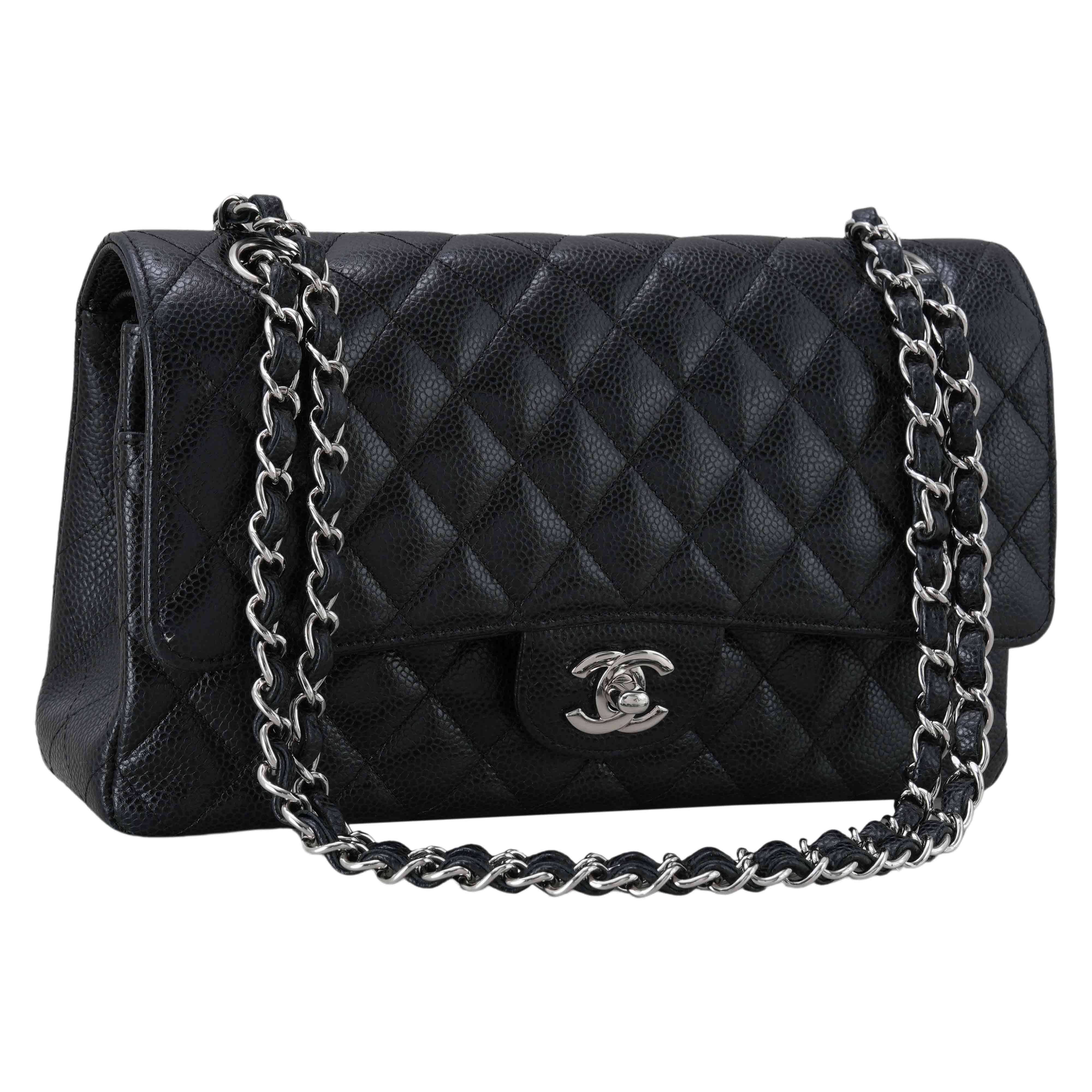 CHANEL(USED)샤넬 캐비어 클래식 미듐 플랩백