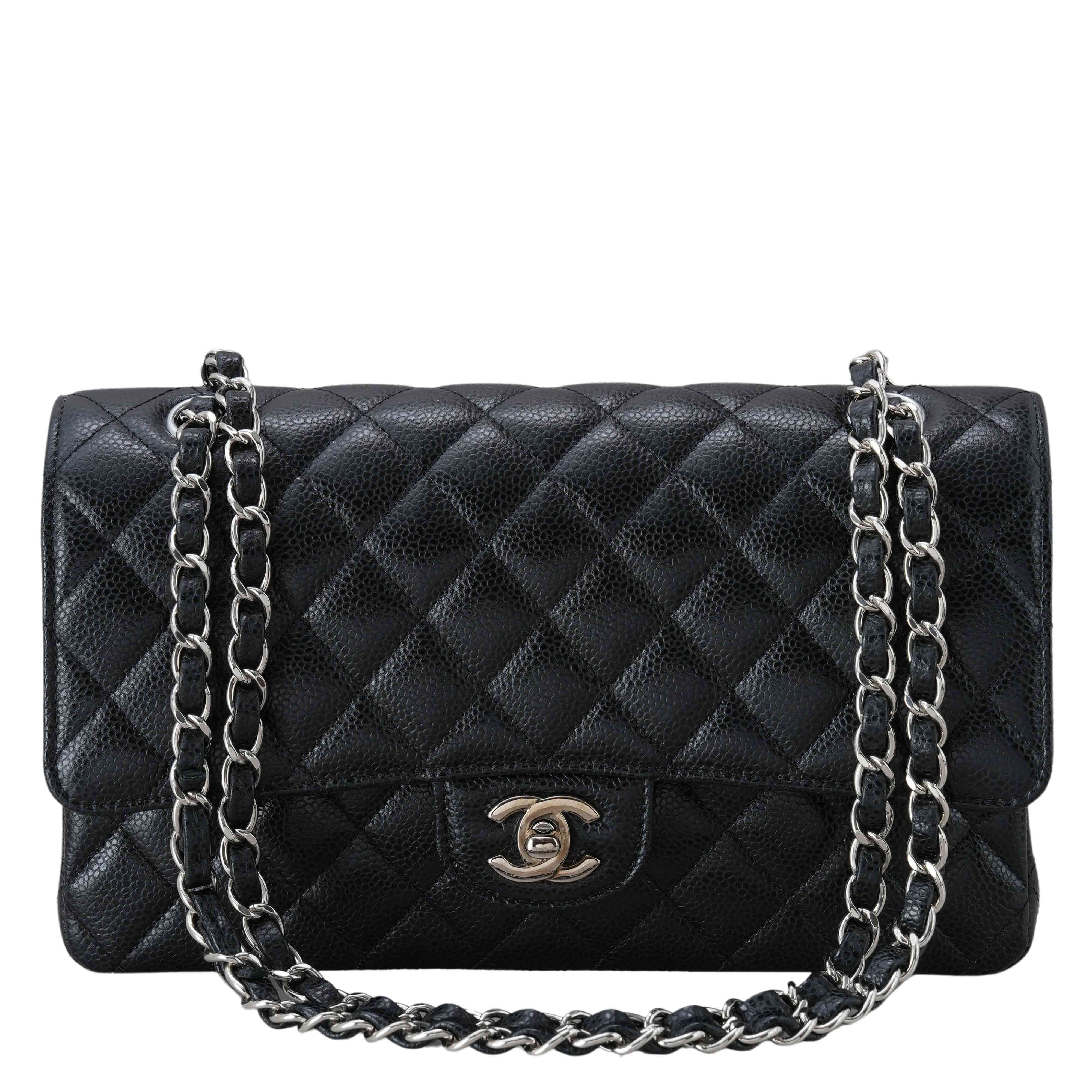 CHANEL(USED)샤넬 캐비어 클래식 미듐 플랩백