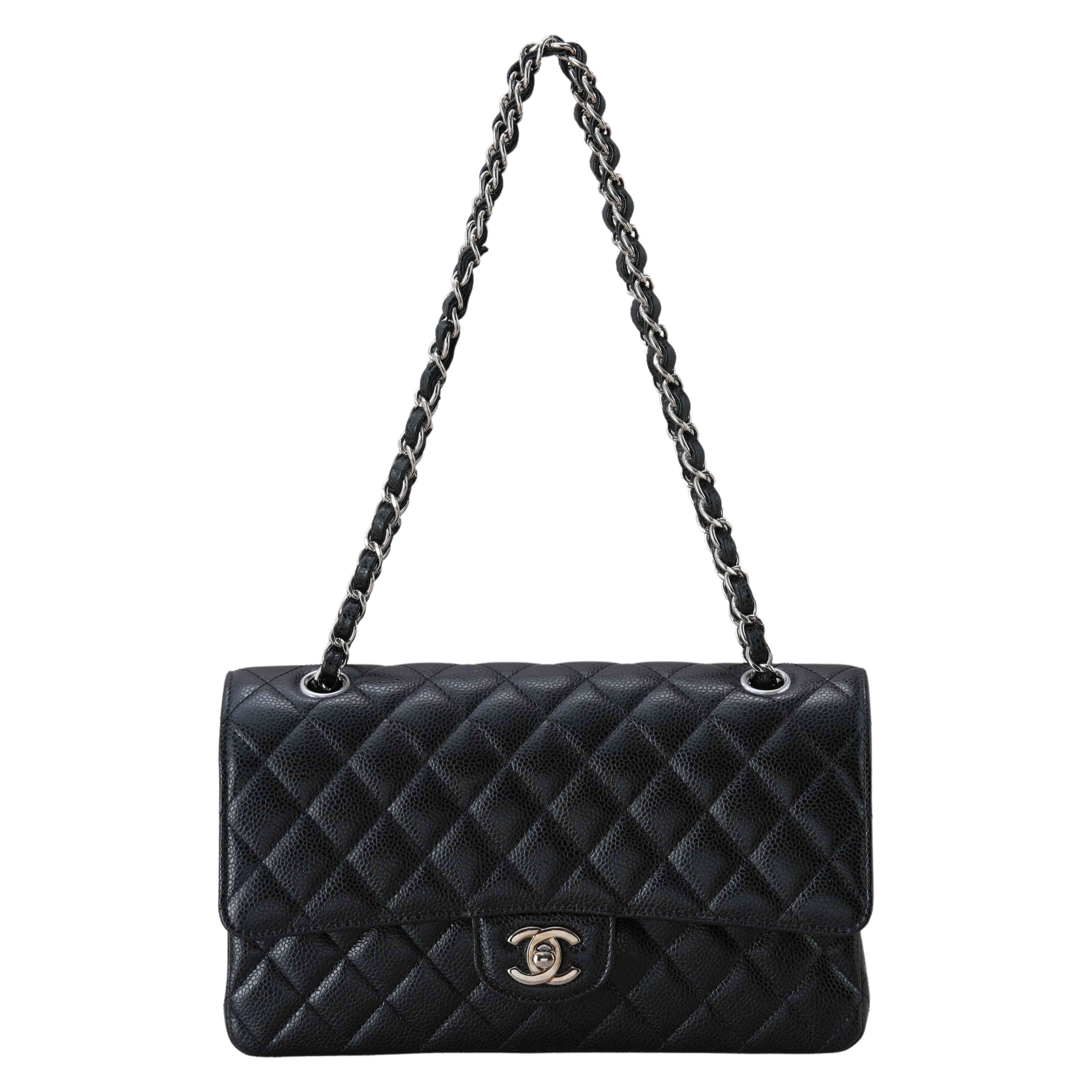 CHANEL(USED)샤넬 캐비어 클래식 미듐 플랩백