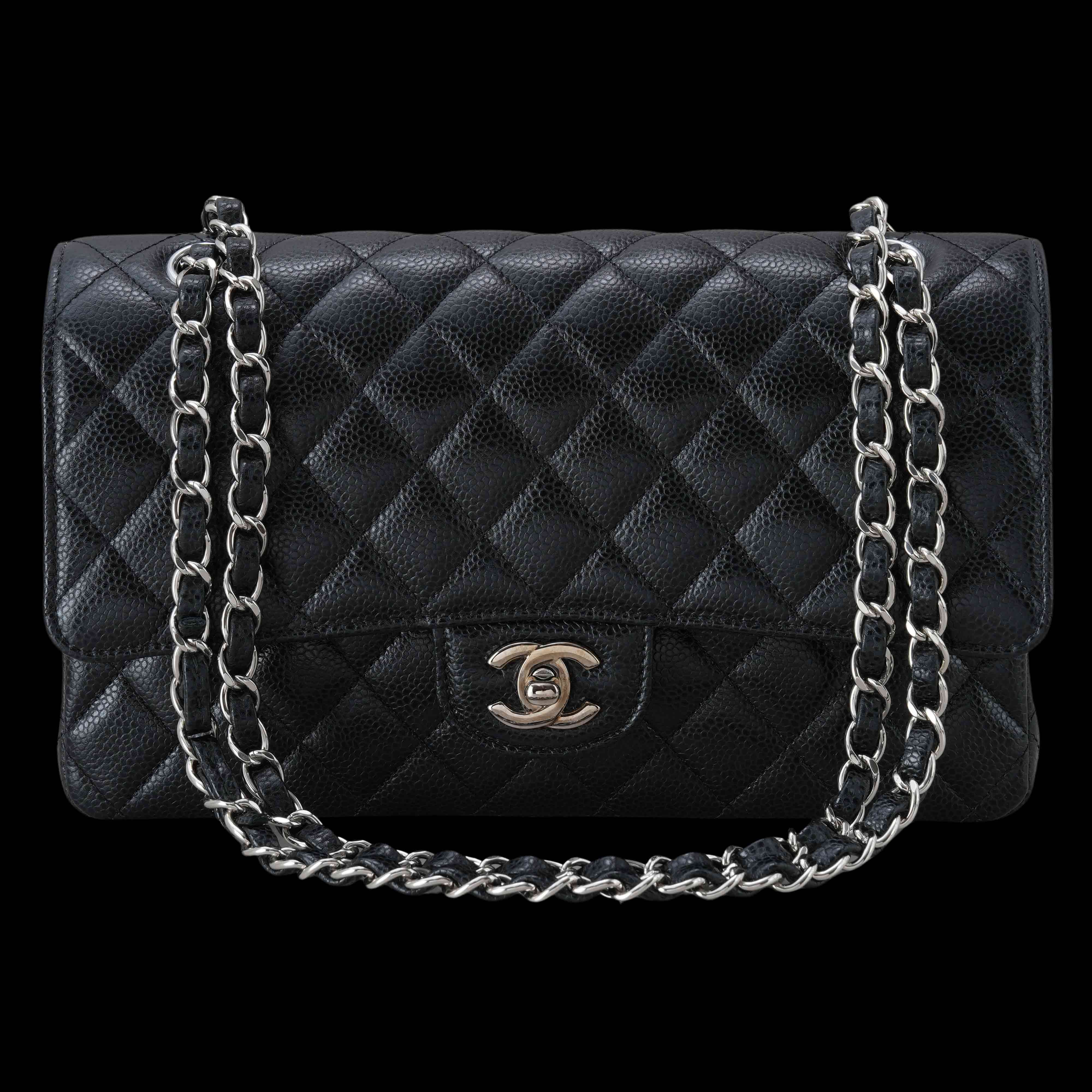 CHANEL(USED)샤넬 캐비어 클래식 미듐 플랩백