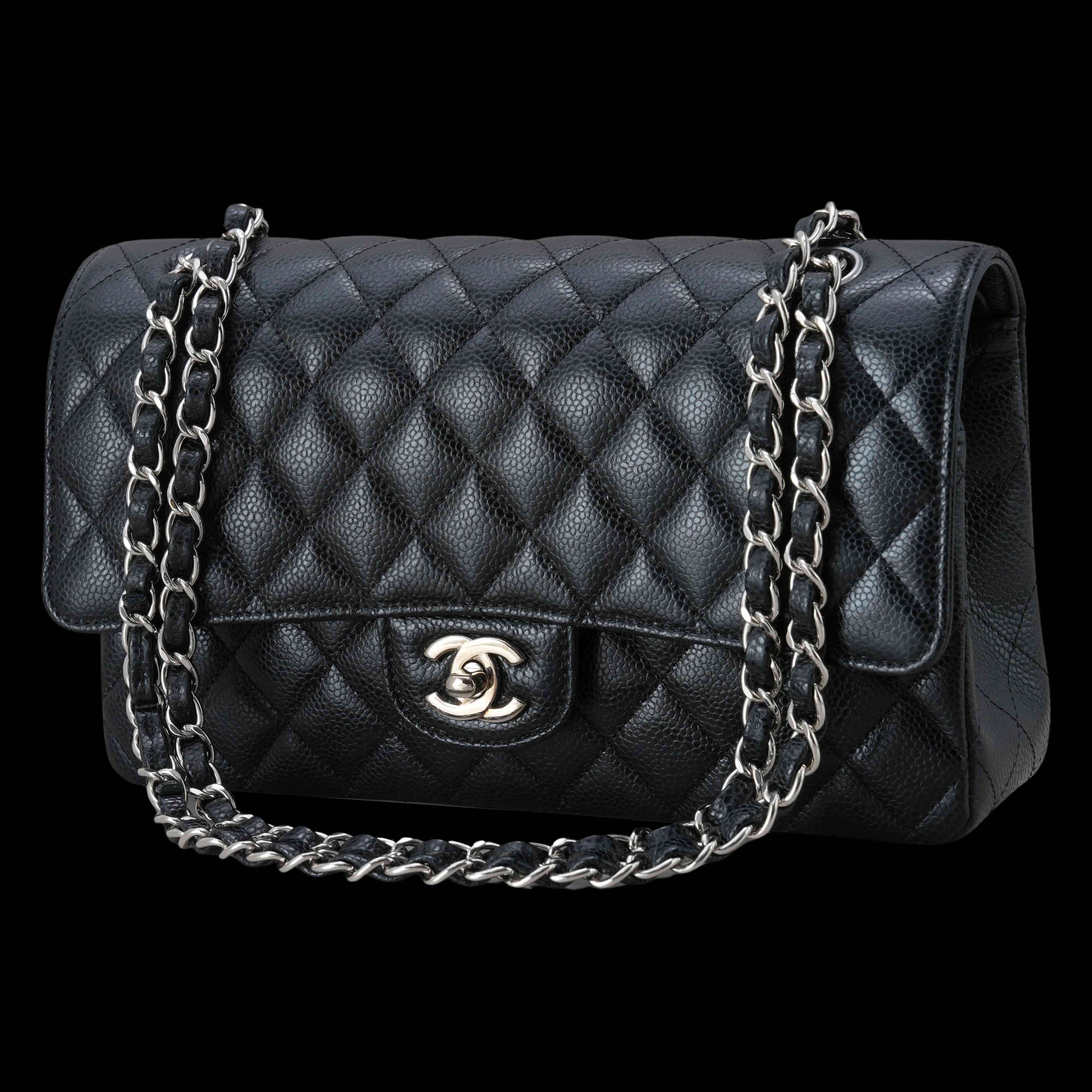 CHANEL(USED)샤넬 캐비어 클래식 미듐 플랩백