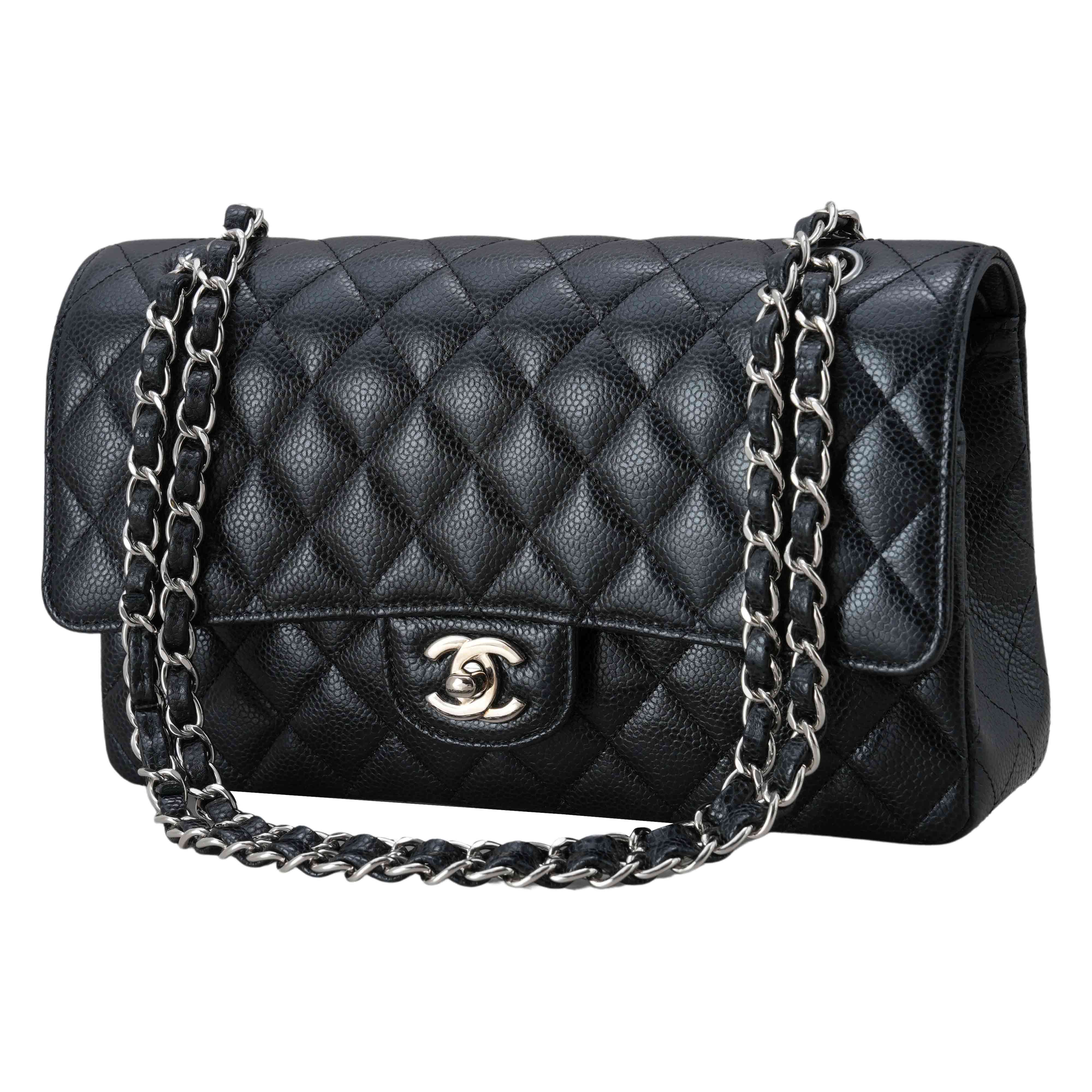 CHANEL(USED)샤넬 캐비어 클래식 미듐 플랩백