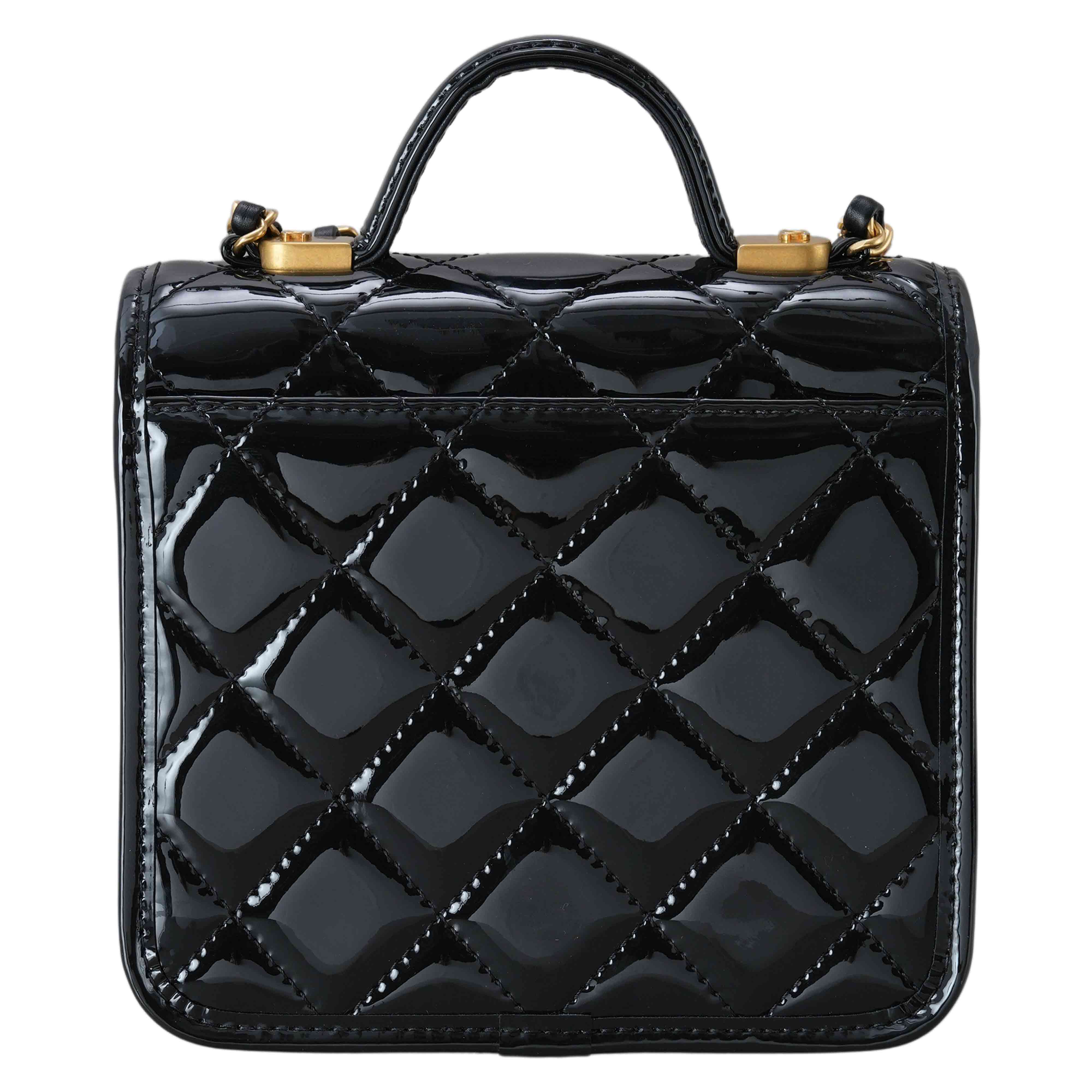 CHANEL(USED)샤넬 시즌 페이던트 탑핸들 크로스백