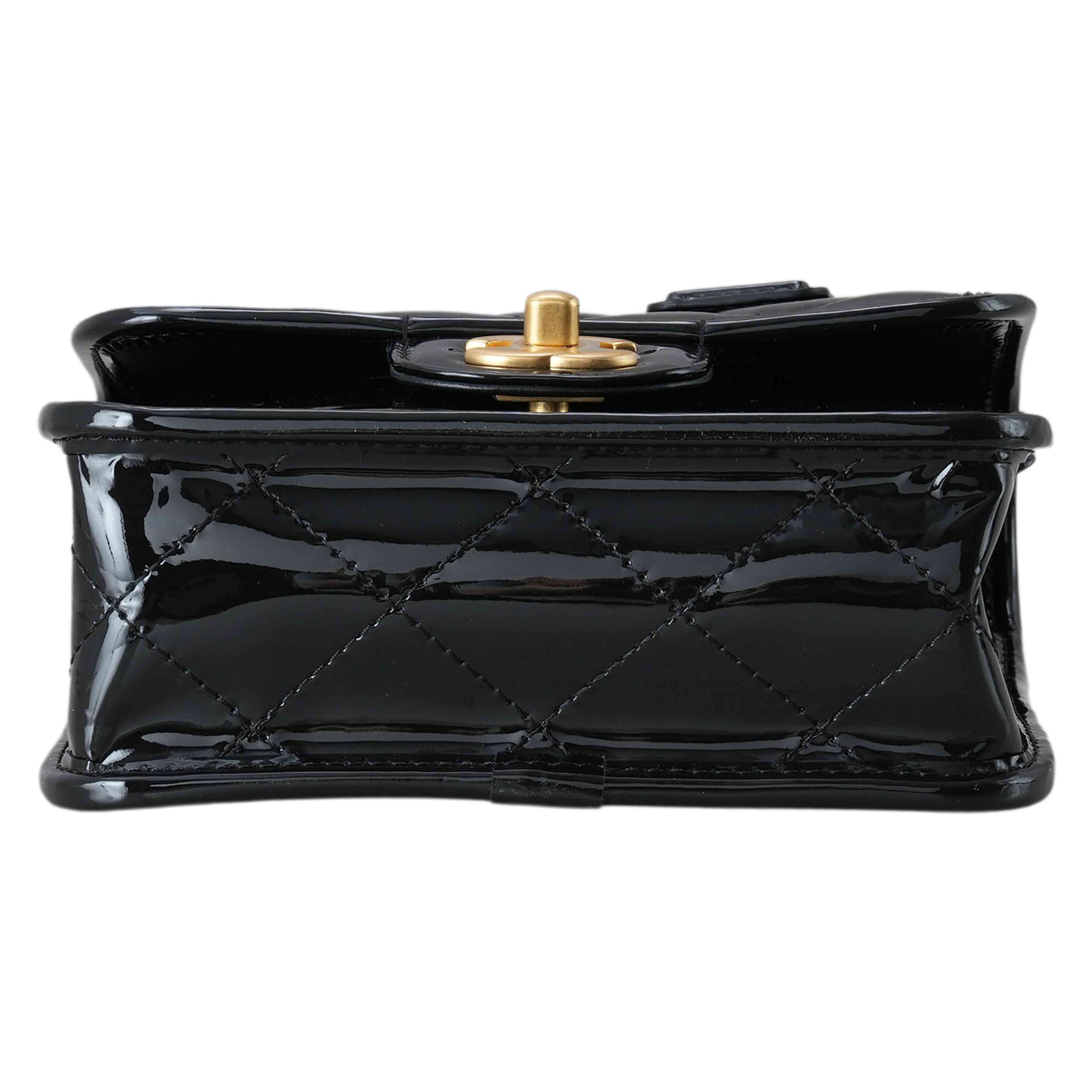 CHANEL(USED)샤넬 시즌 페이던트 탑핸들 크로스백