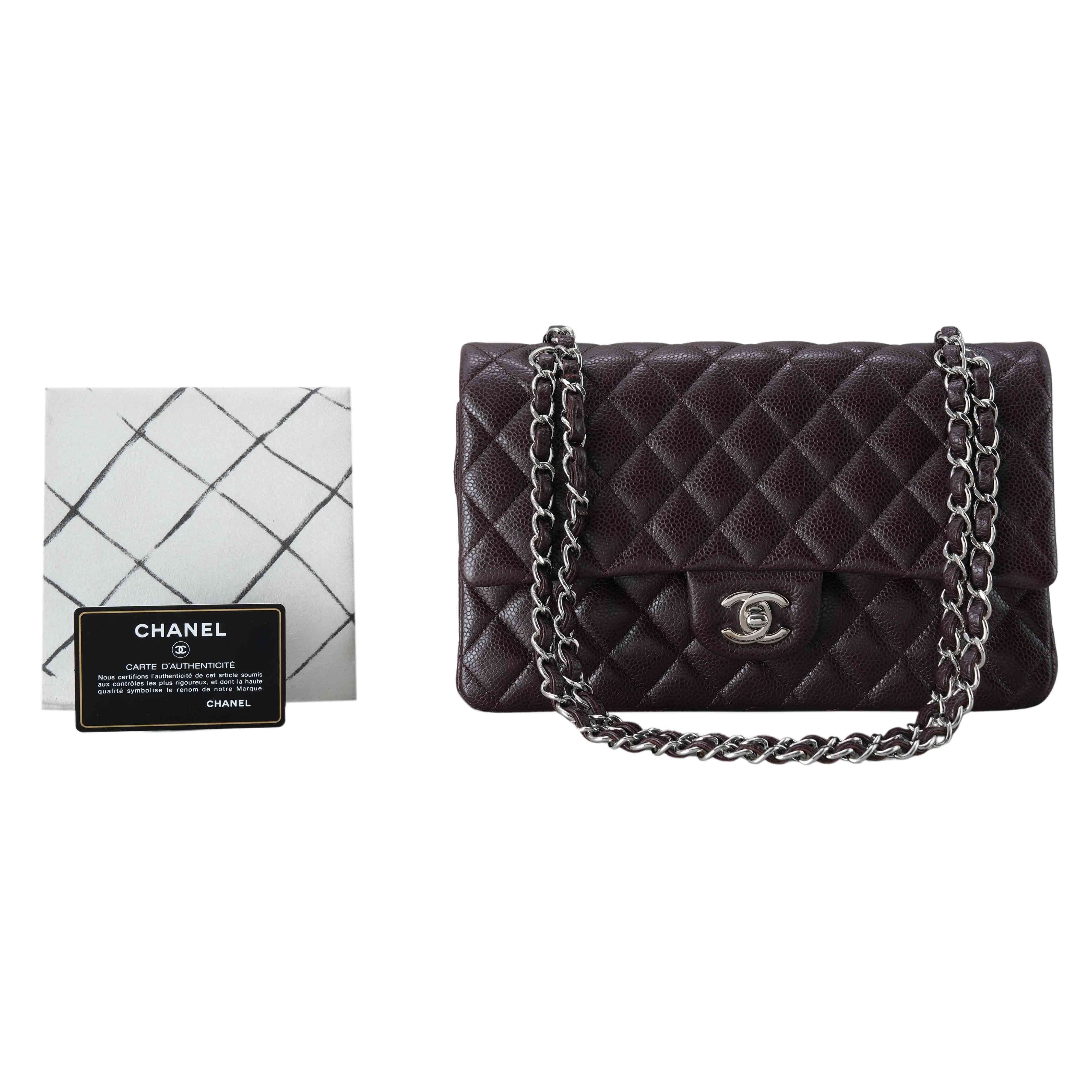 CHANEL(USED)샤넬 클래식 캐비어 미듐