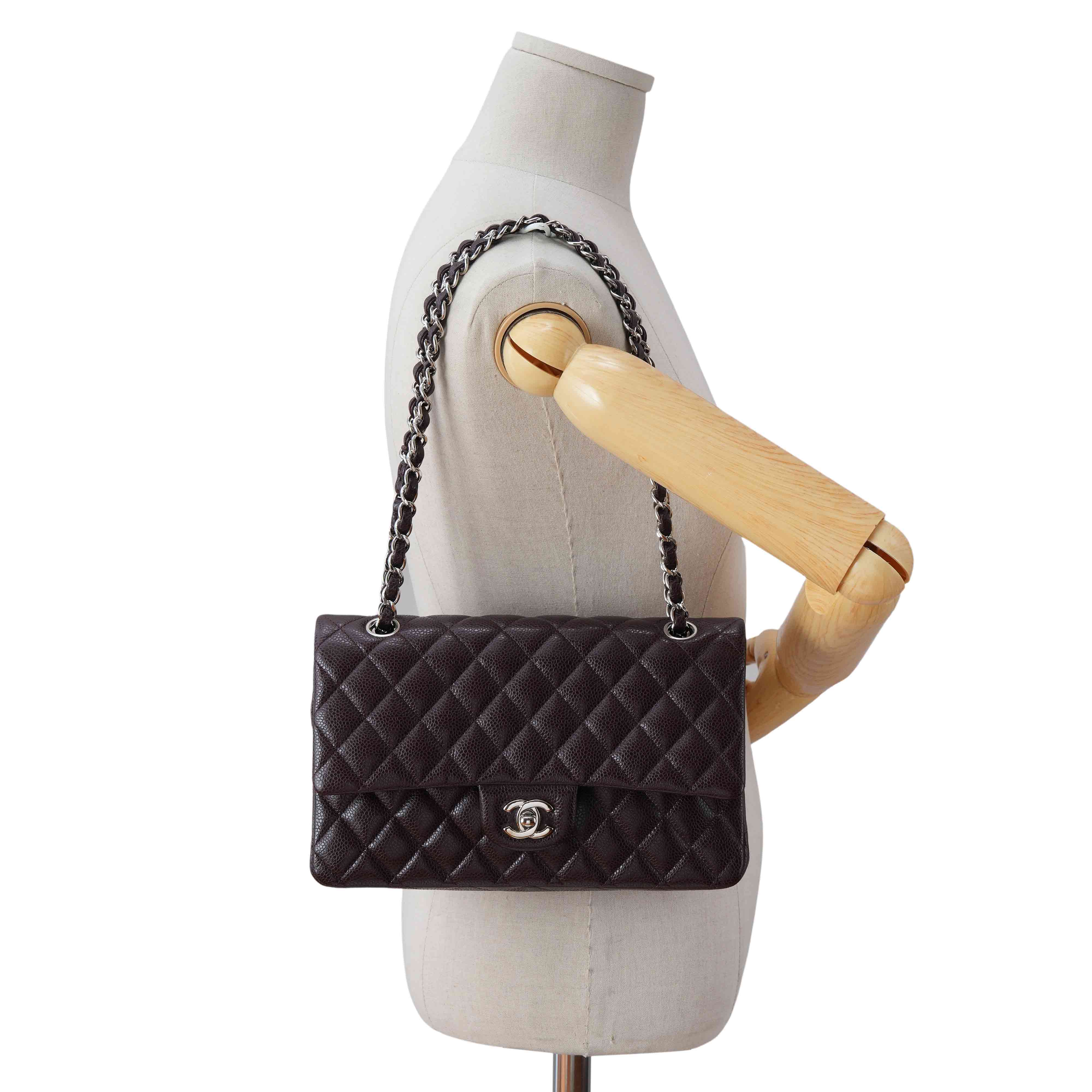 CHANEL(USED)샤넬 클래식 캐비어 미듐