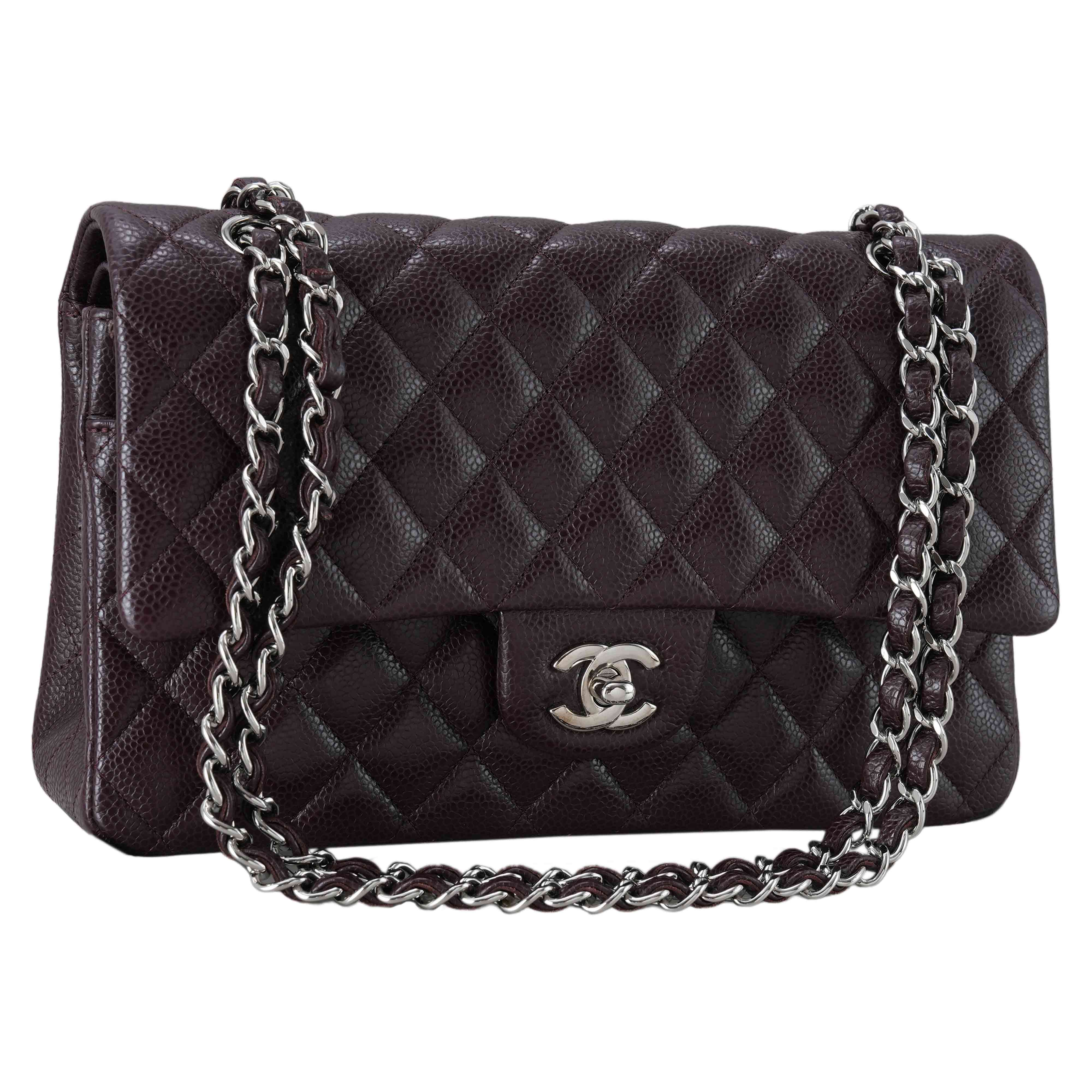 CHANEL(USED)샤넬 클래식 캐비어 미듐