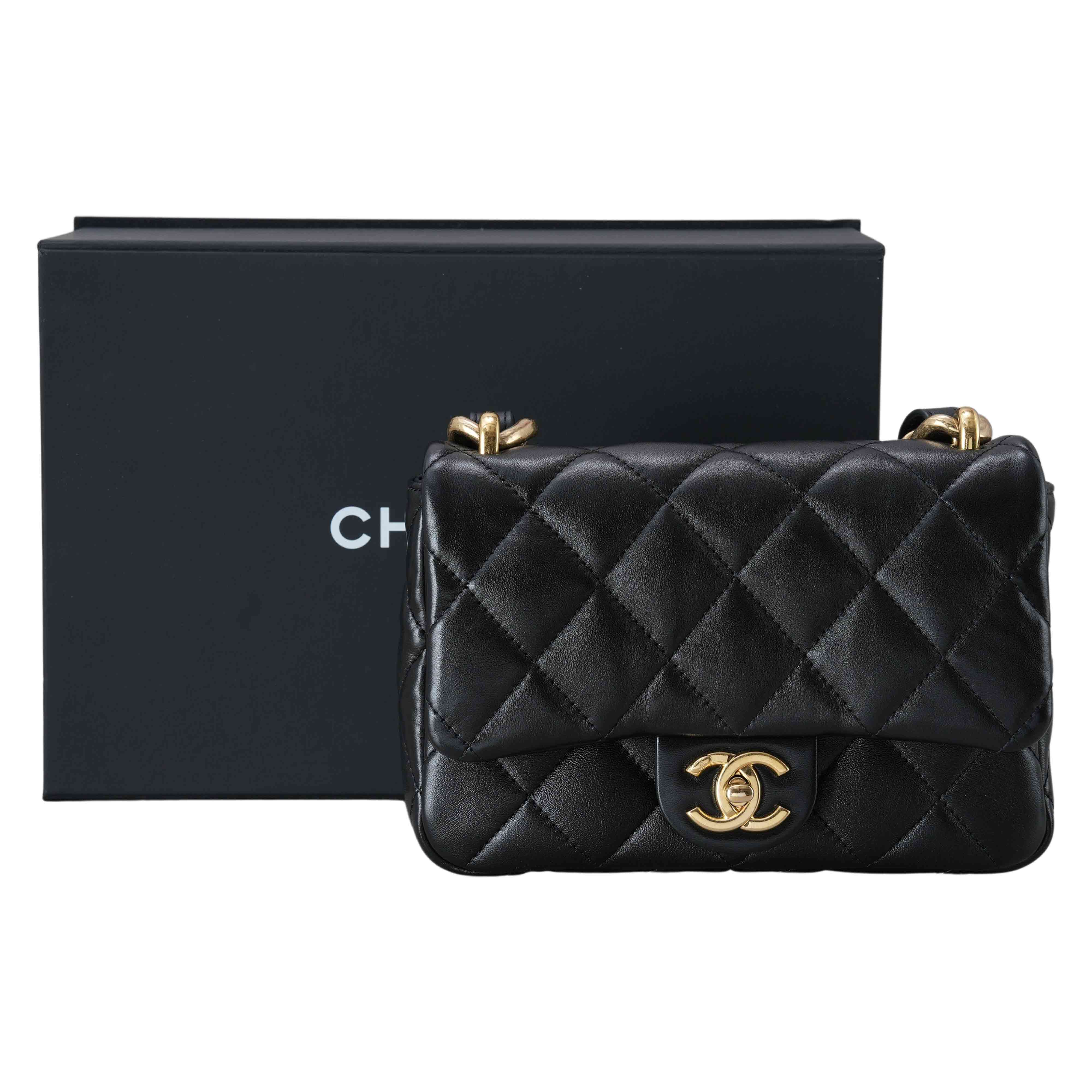 CHANEL(USED)샤넬 AS3214 빅체인 스몰 플랩백